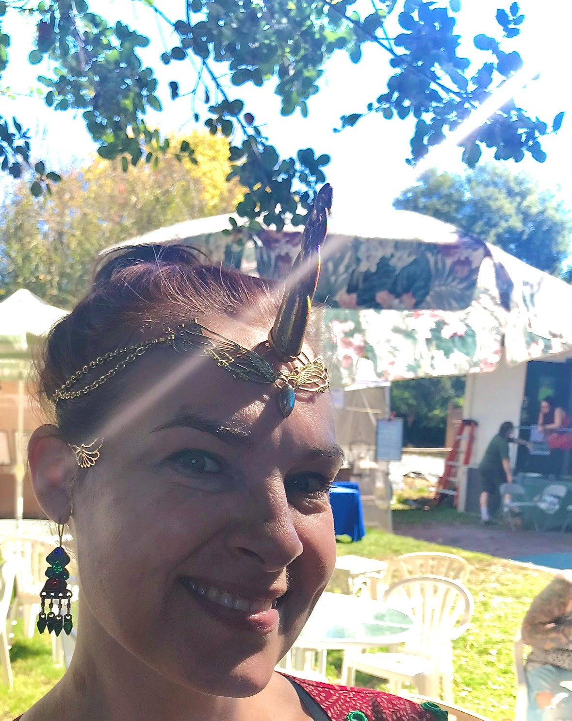 Unicorn Horn - Gold Rainbow Liquid Fire Mantra