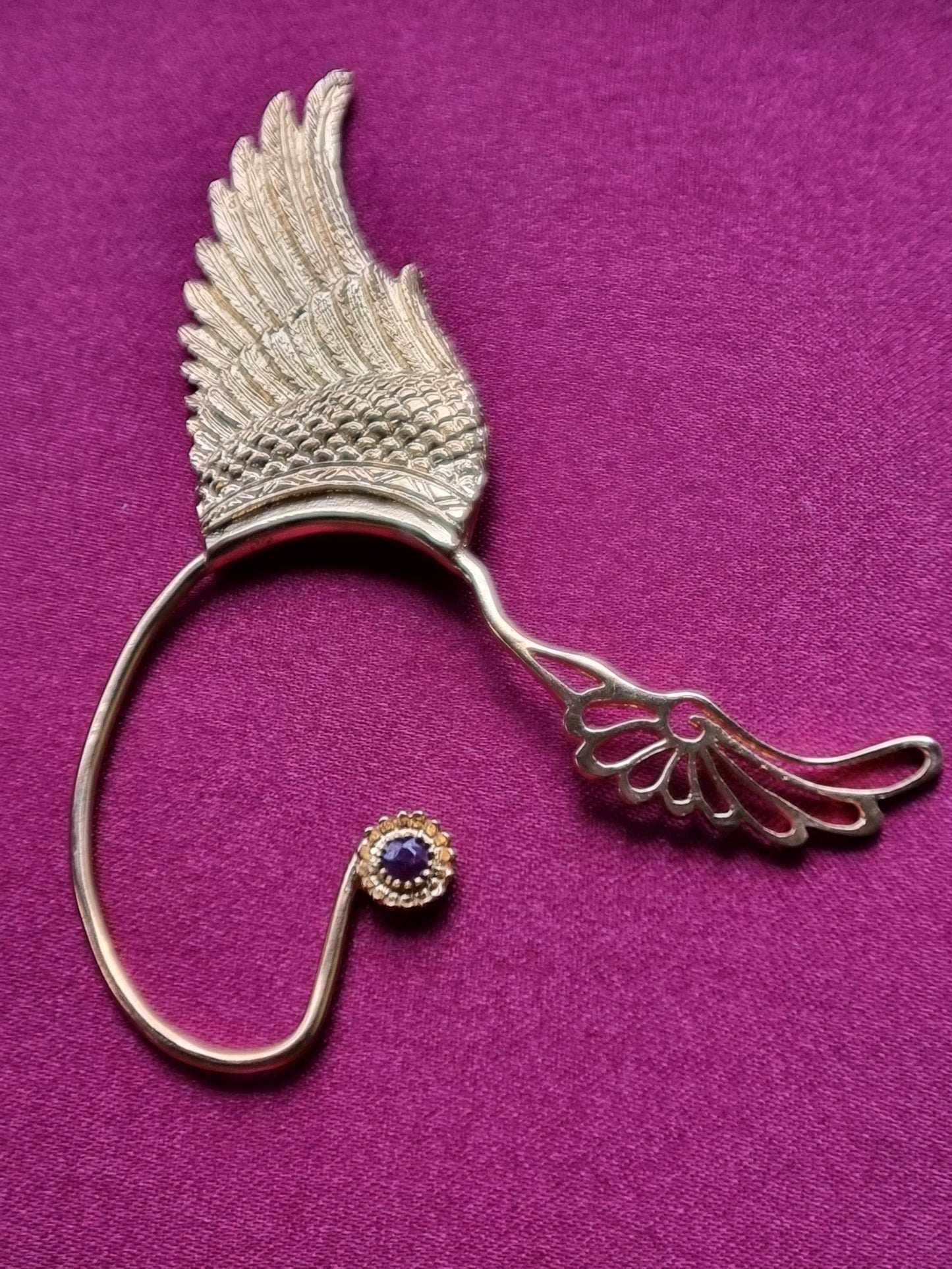 Wing Ear Cuffs - 24K Gold Plated Liquid Fire Mantra