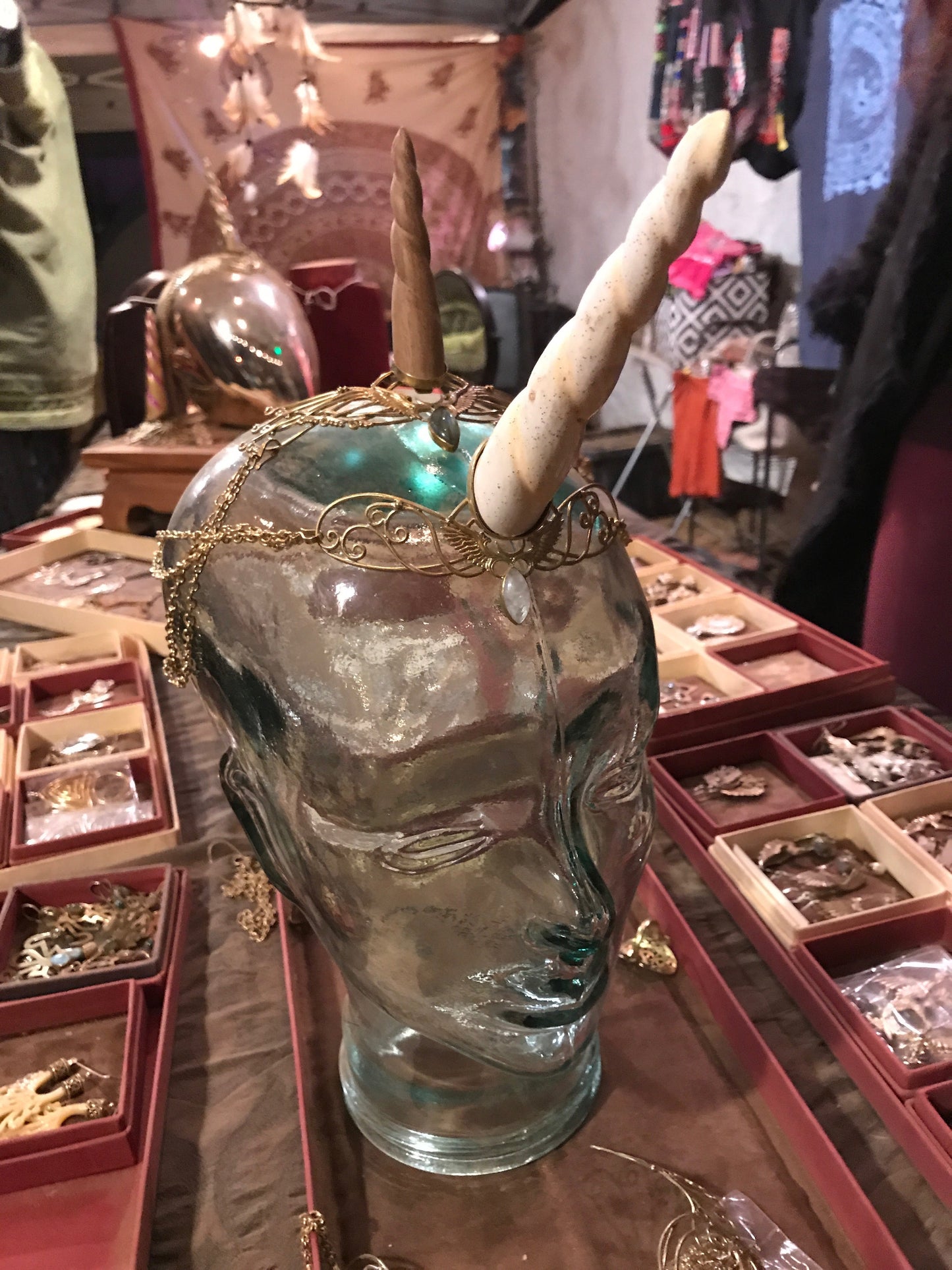 Unicorn Horn - Cream Sparkle Liquid Fire Mantra