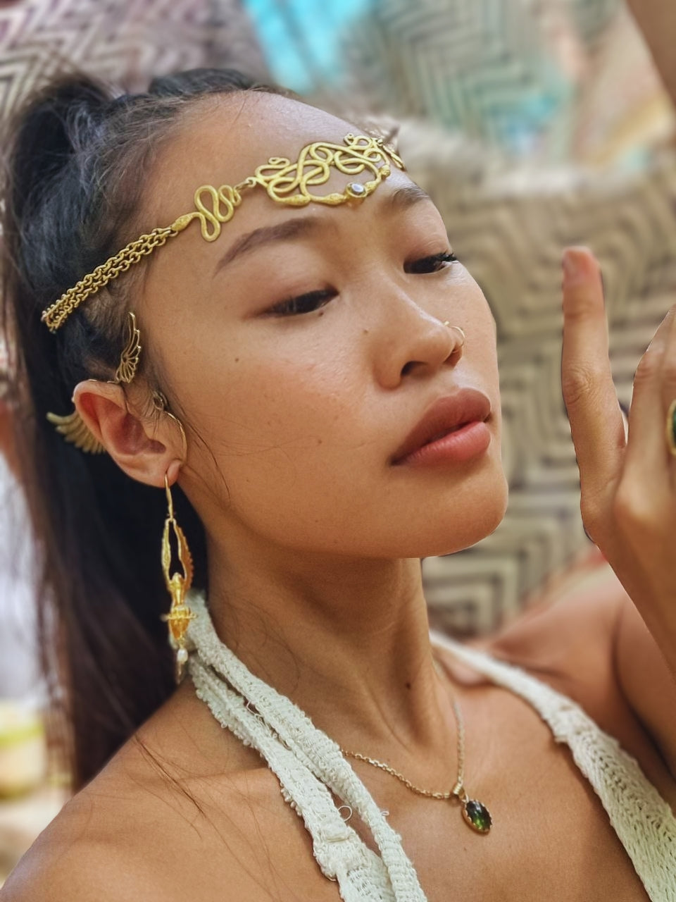 Nagapooshani Headpiece Necklace
