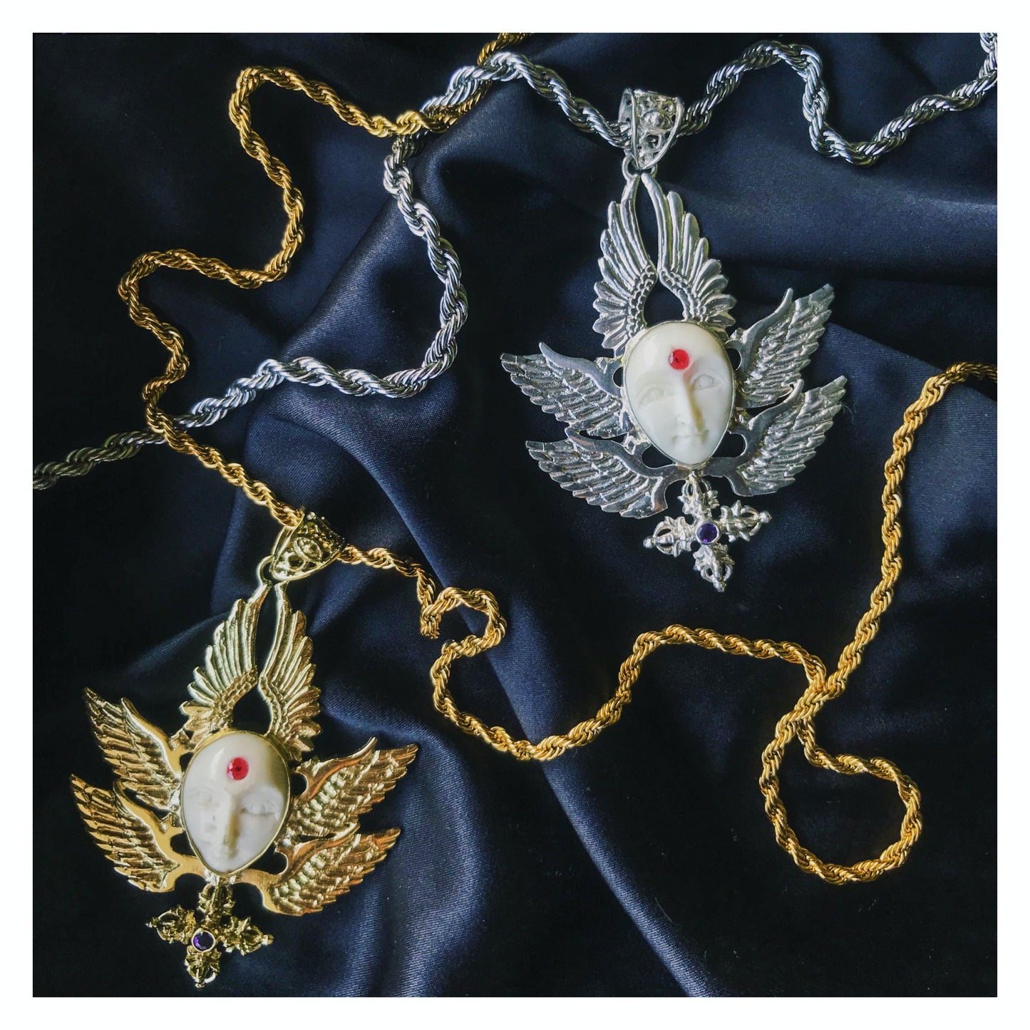 seraphim angel necklace