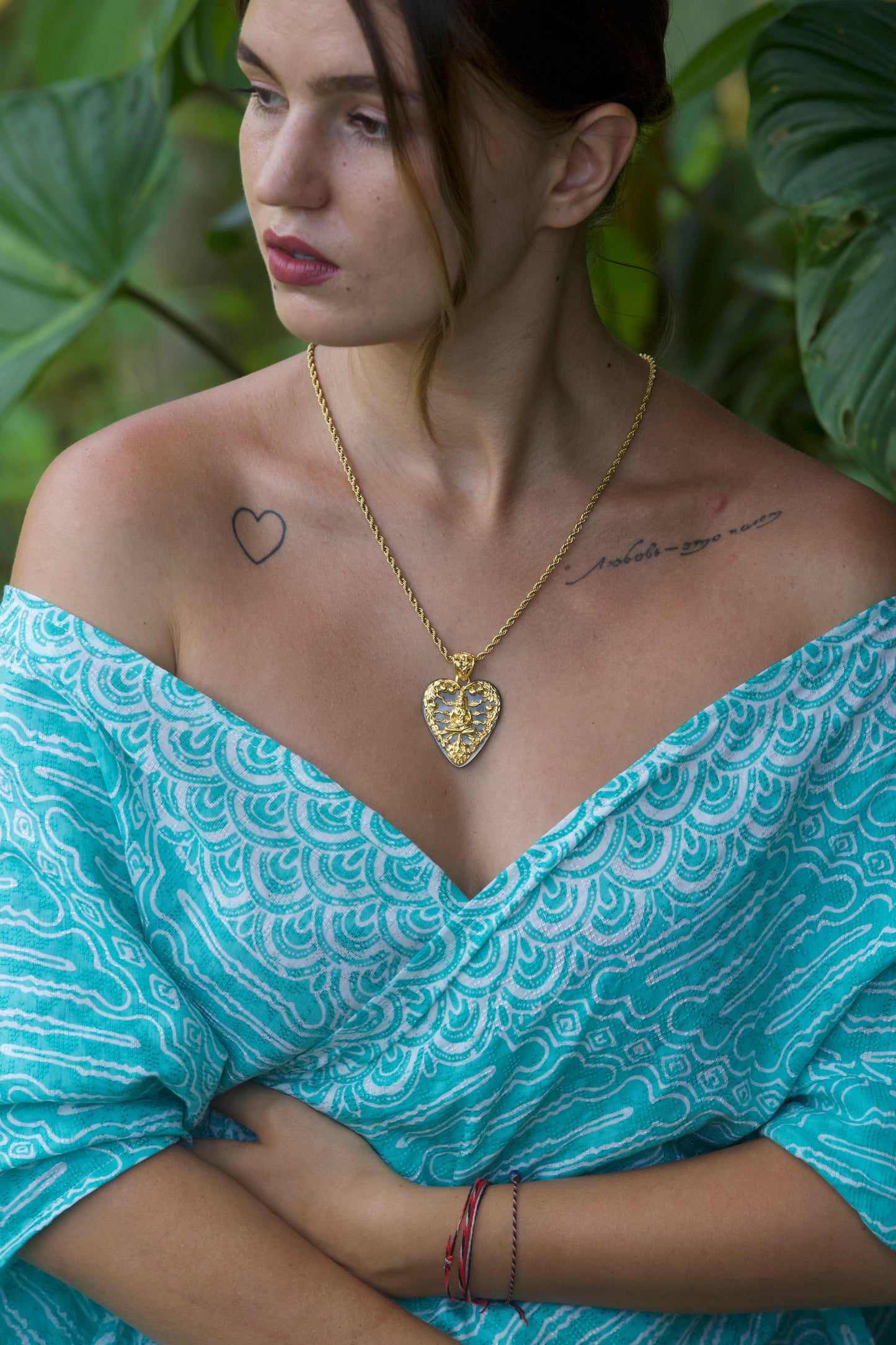 Tree of Life Knowledge Pendant Liquid Fire Mantra