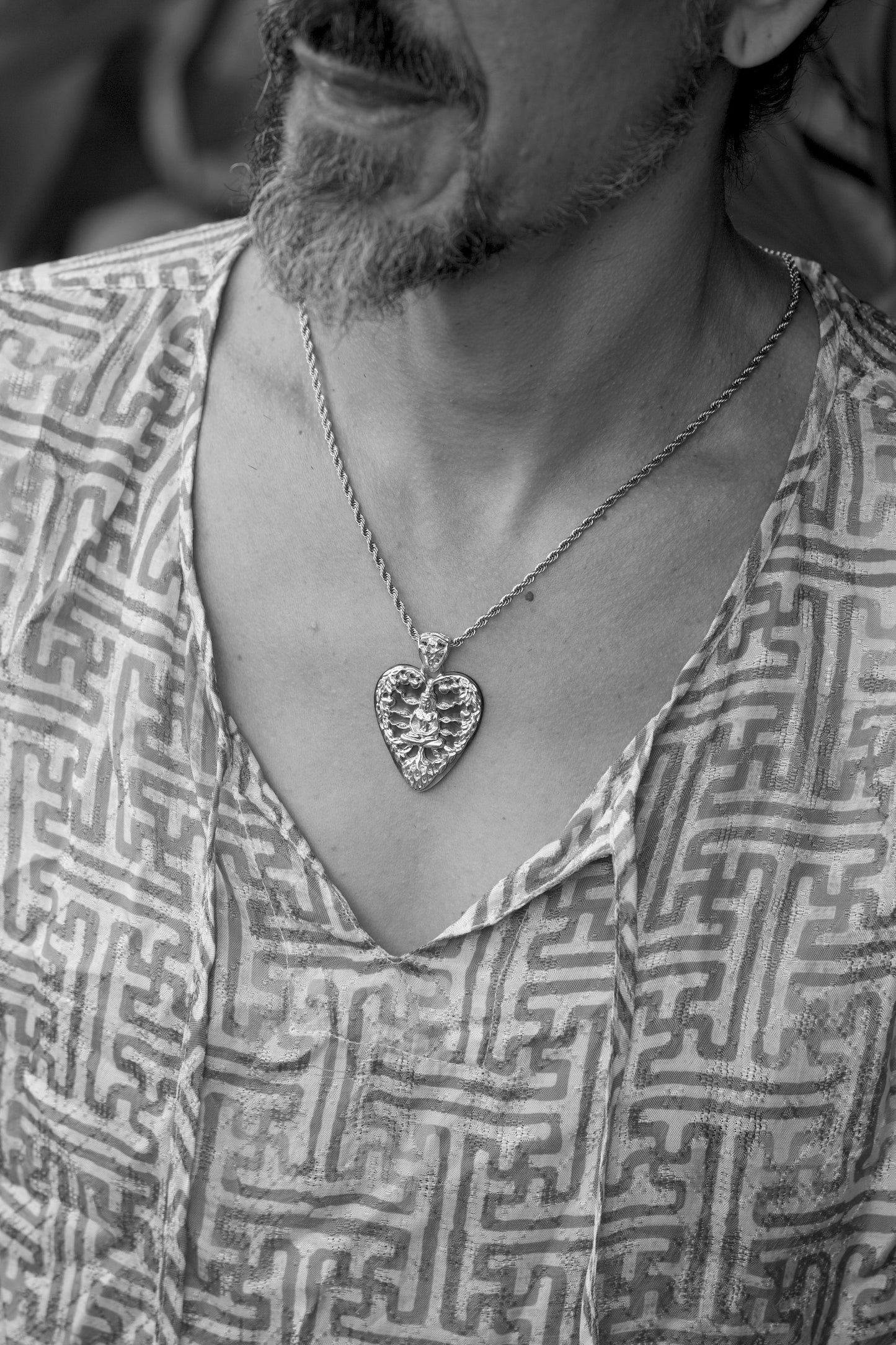Tree of Life Knowledge Pendant Liquid Fire Mantra