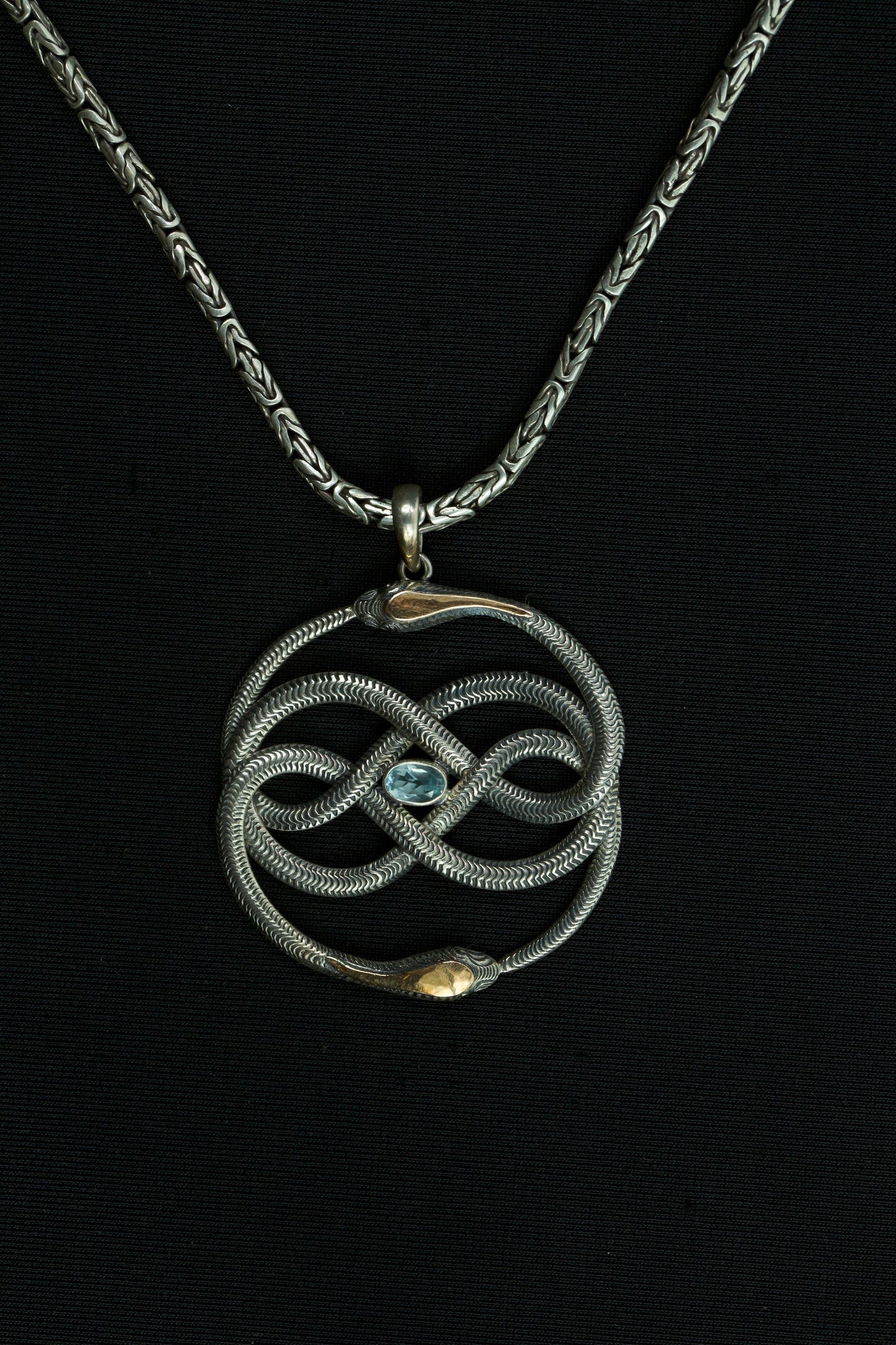 Auryn Snake Pendant Liquid Fire Mantra