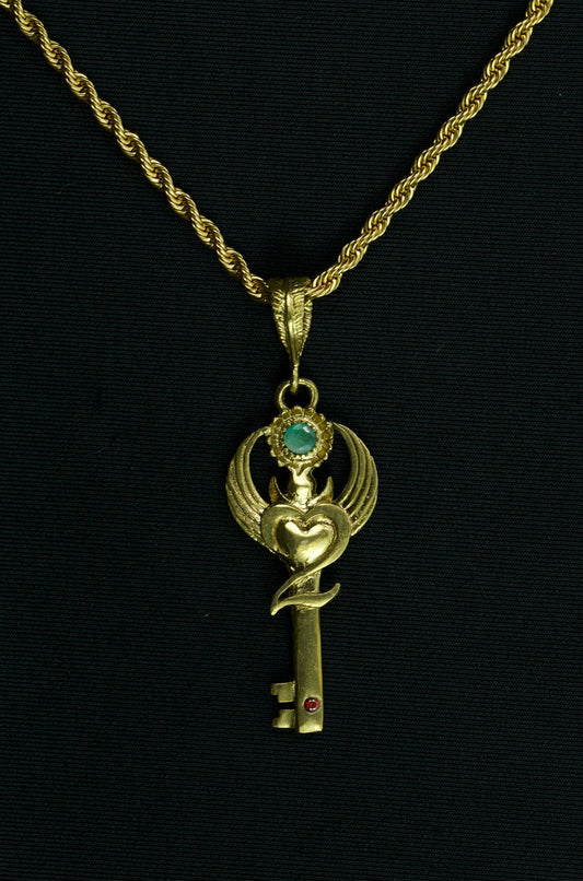 brass pendant