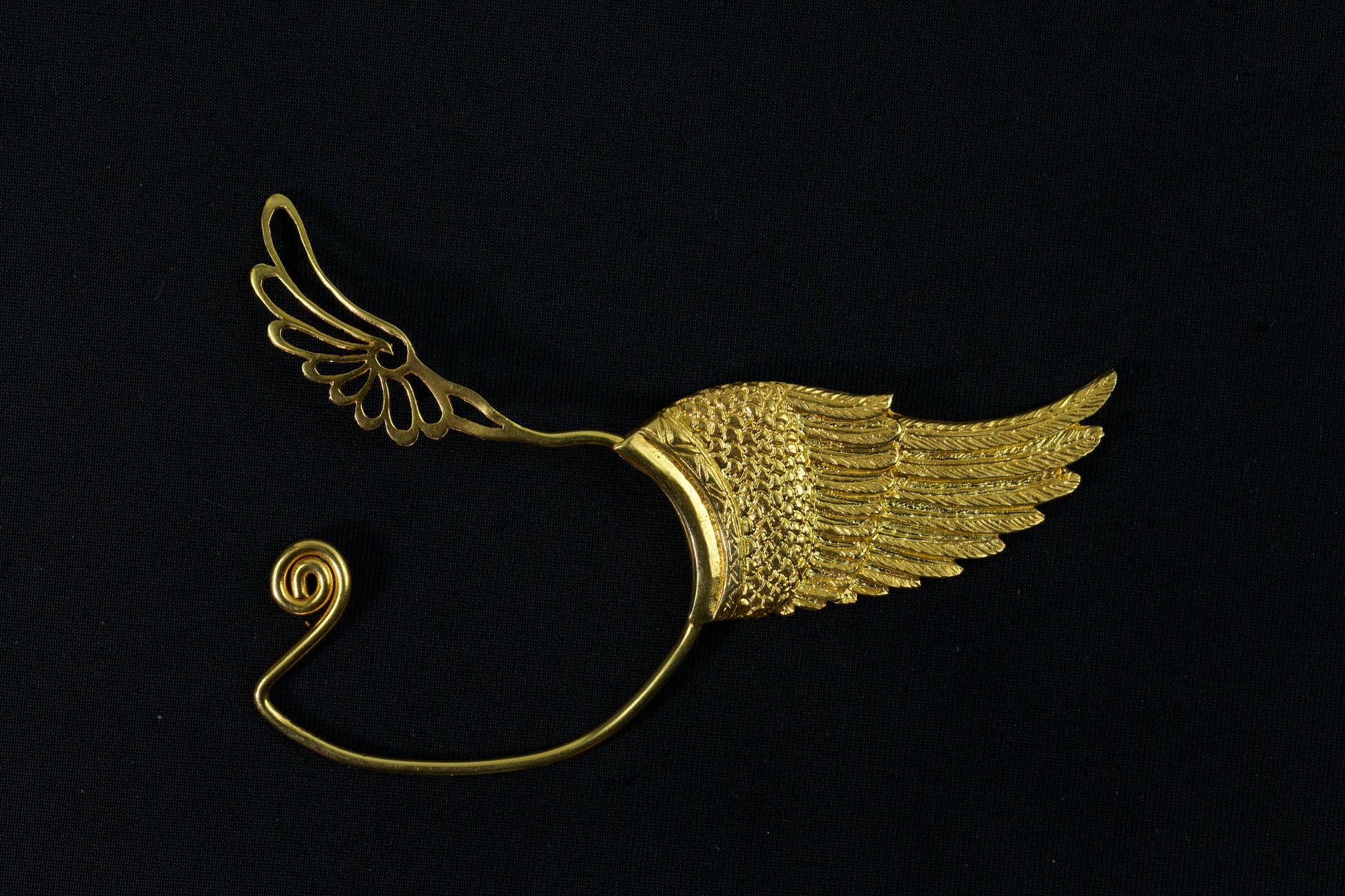 Wing Ear Cuffs - 24K Gold Plated Liquid Fire Mantra