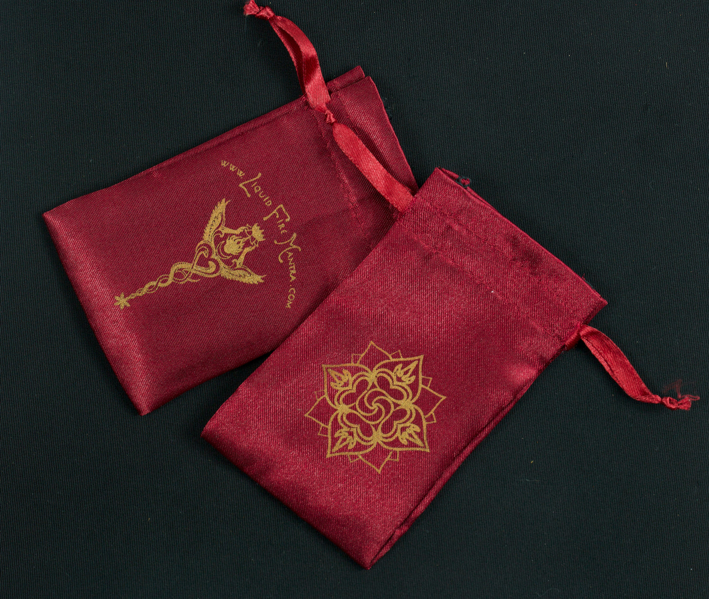 HumGaiaTri 2D Pendant - Brass