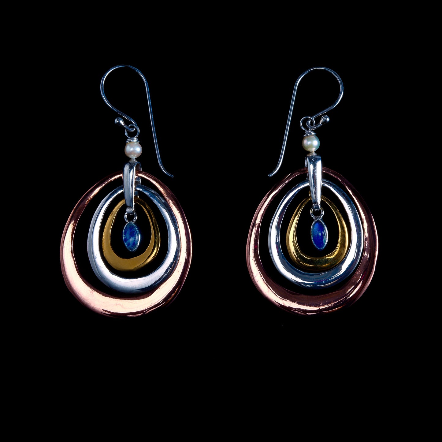 Ripple Earrings Liquid Fire Mantra