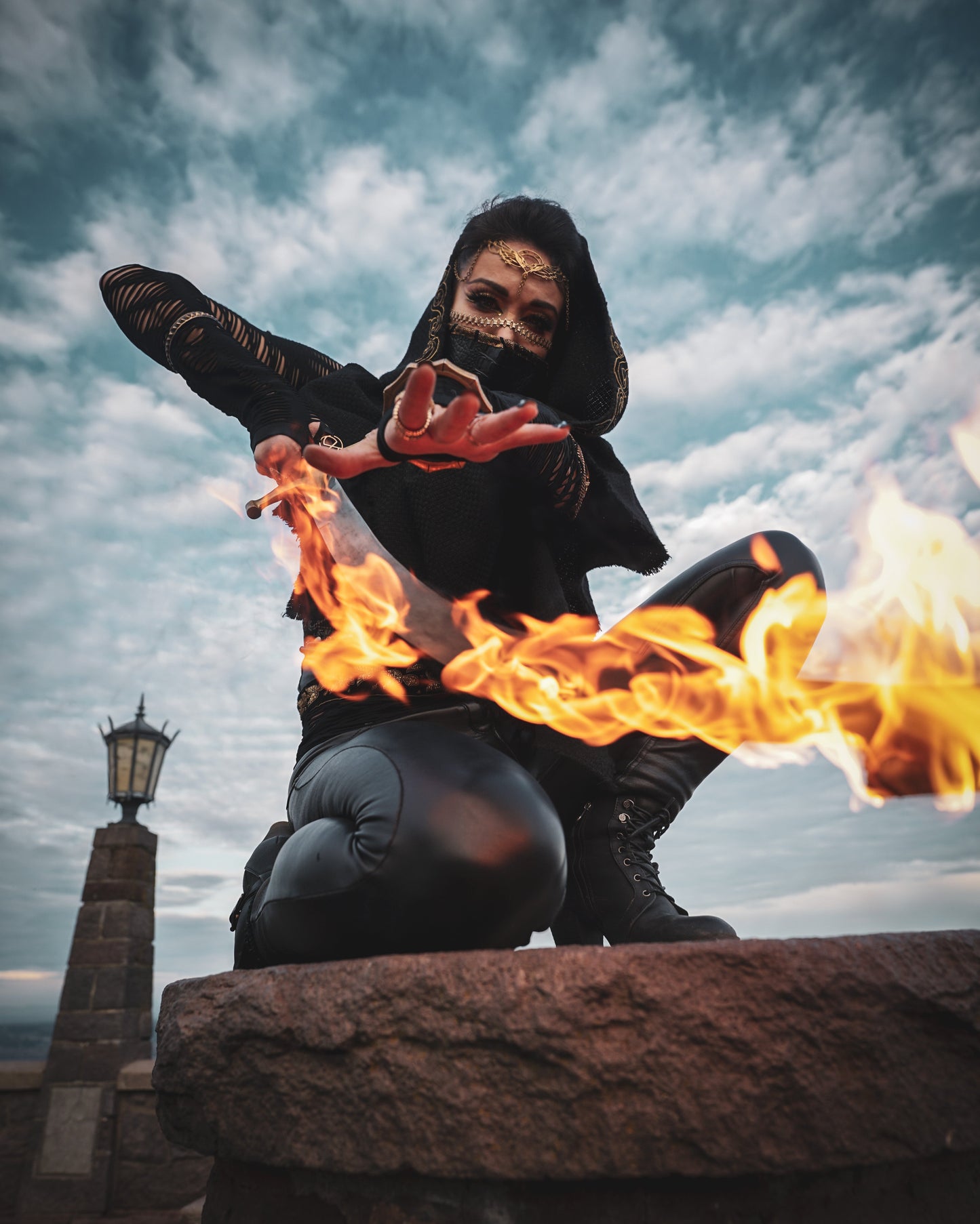 Caduceus Tiara Liquid Fire Mantra