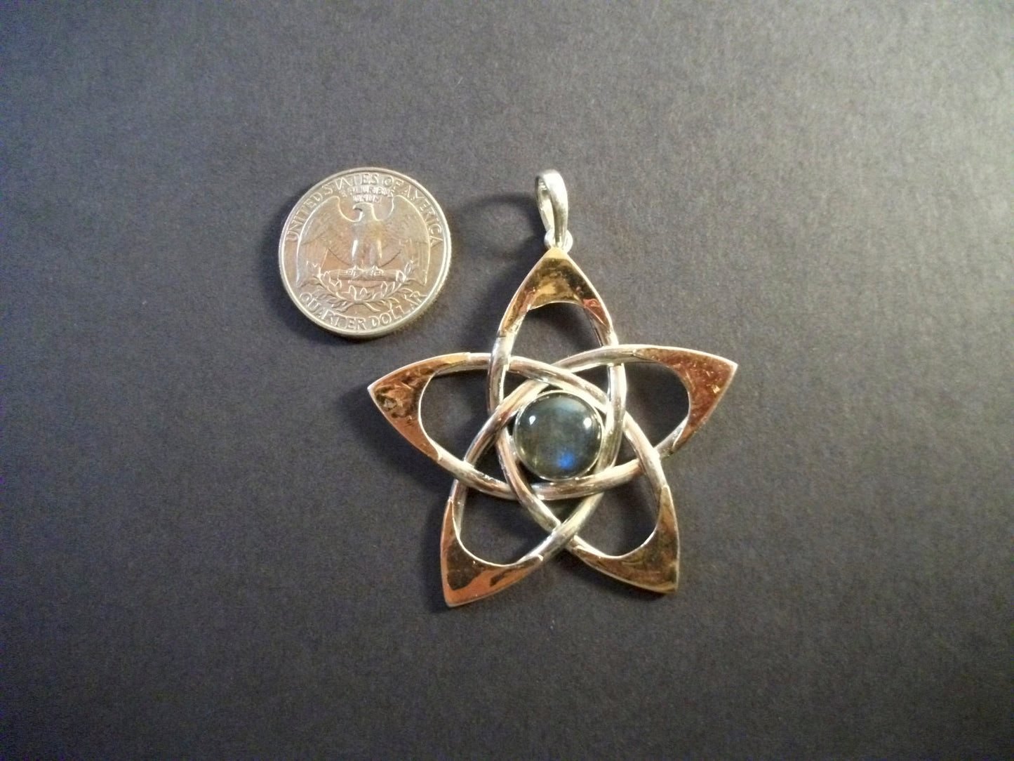 Sacred Star Pendant Liquid Fire Mantra