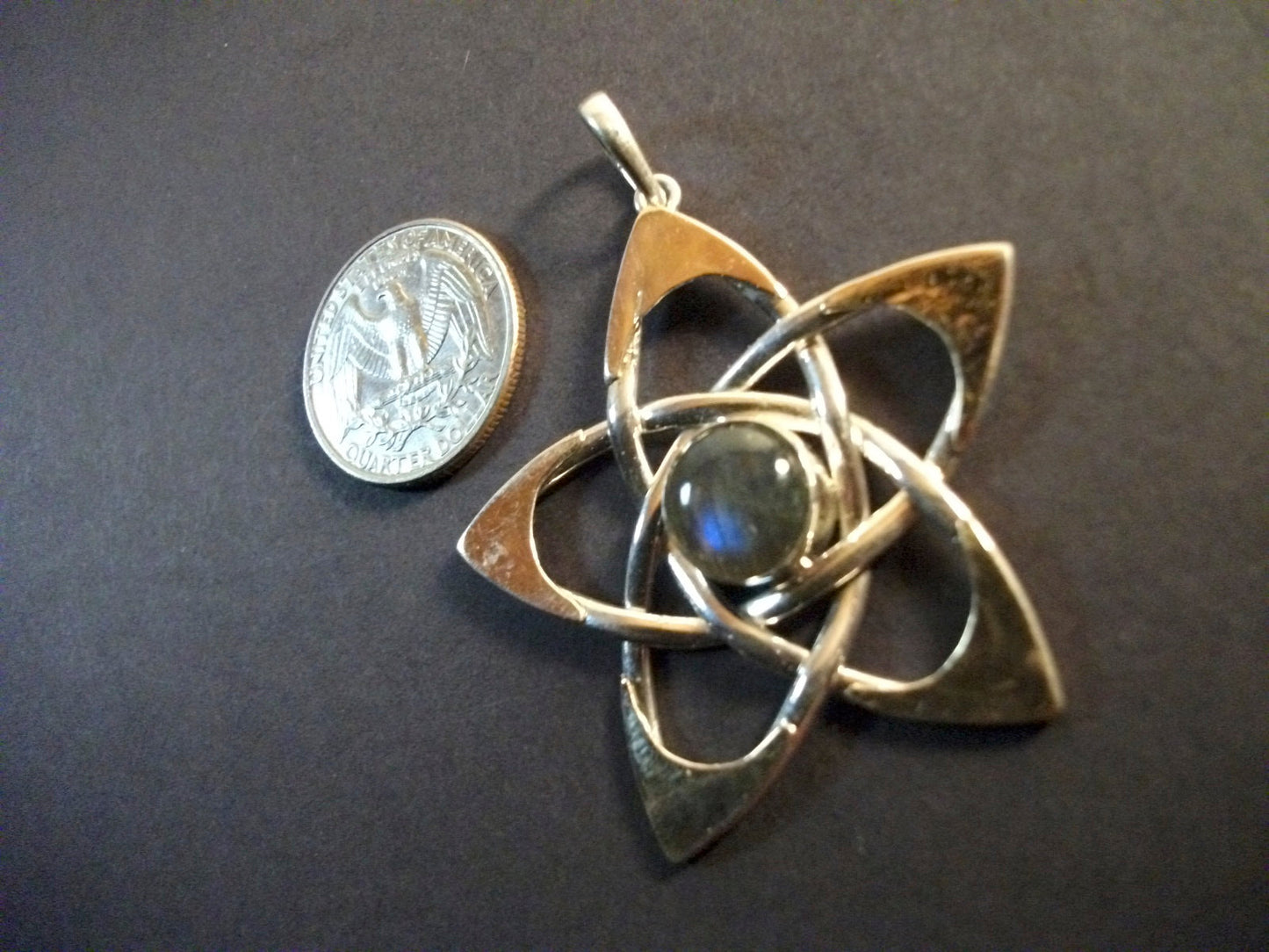 Sacred Star Pendant Liquid Fire Mantra