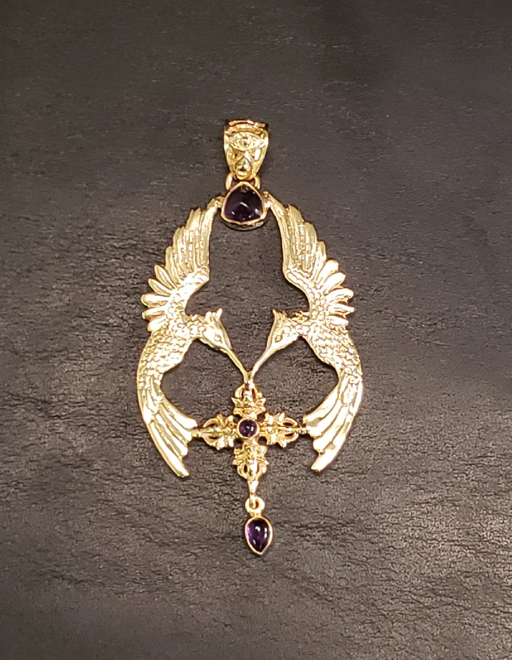 Flying Vadra Pendant Gold