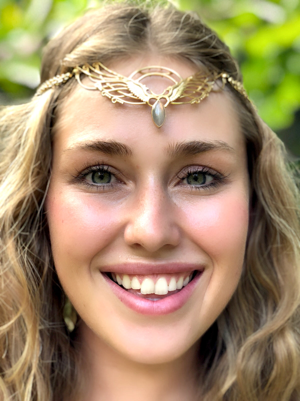 Wing Tiara - 24K Gold Plated Liquid Fire Mantra