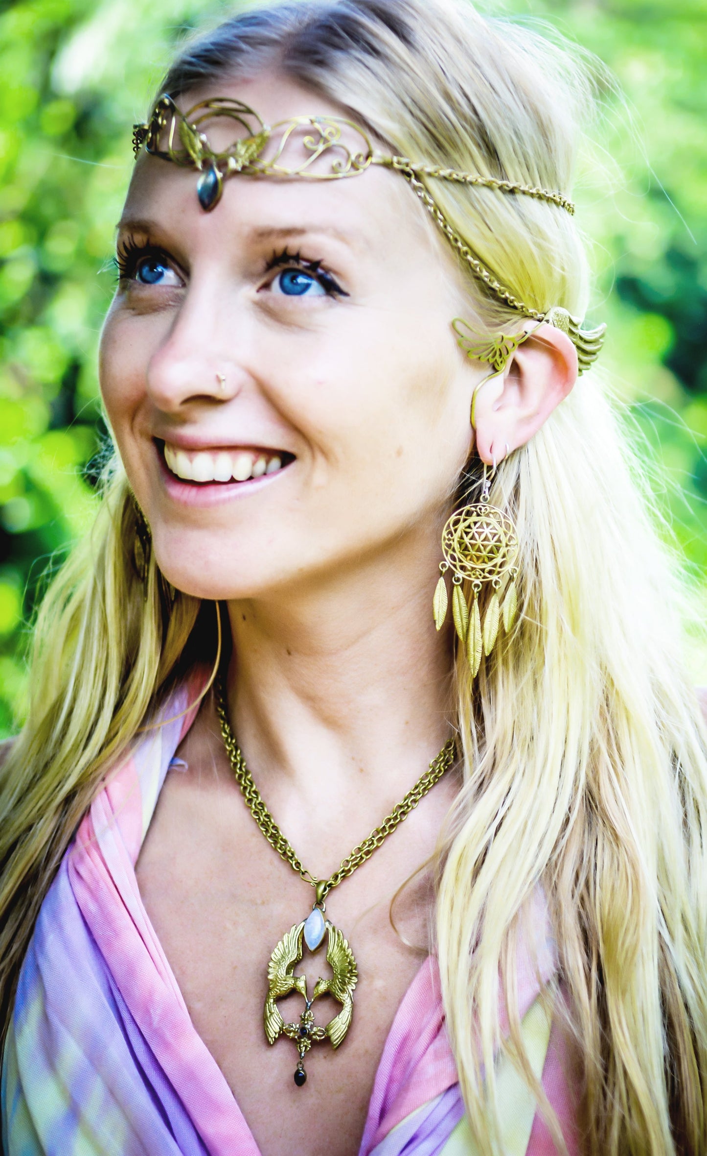 Spiral Tiara Liquid Fire Mantra