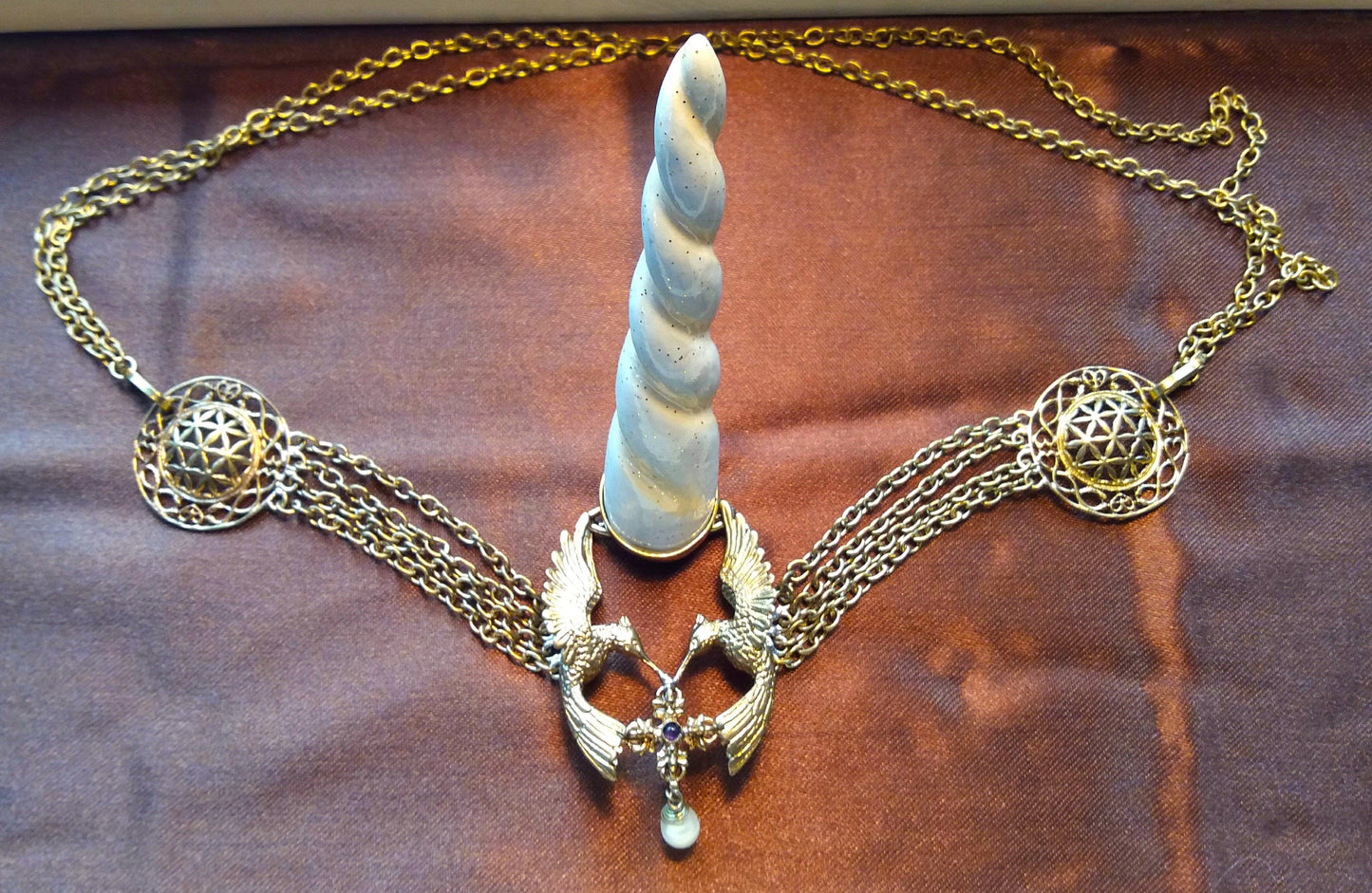 Unicorn Horn - Cream Sparkle Liquid Fire Mantra