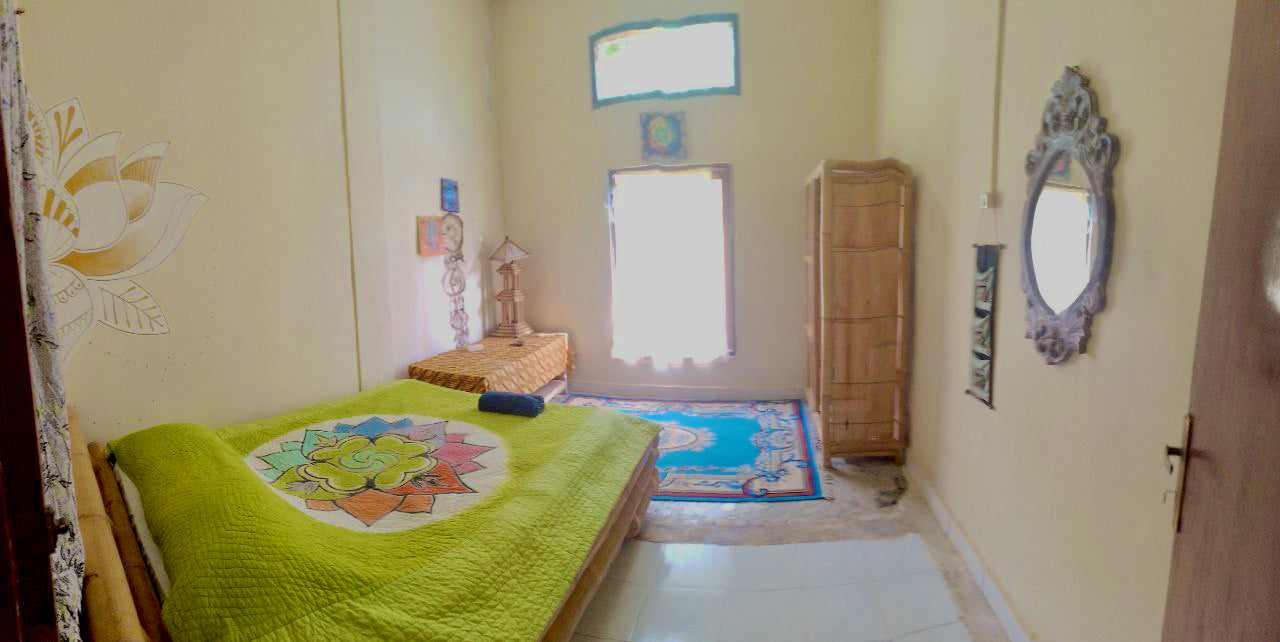 Private Bedroom - 1 Person - 1 Month - Bali Flow Temple Artist Residency