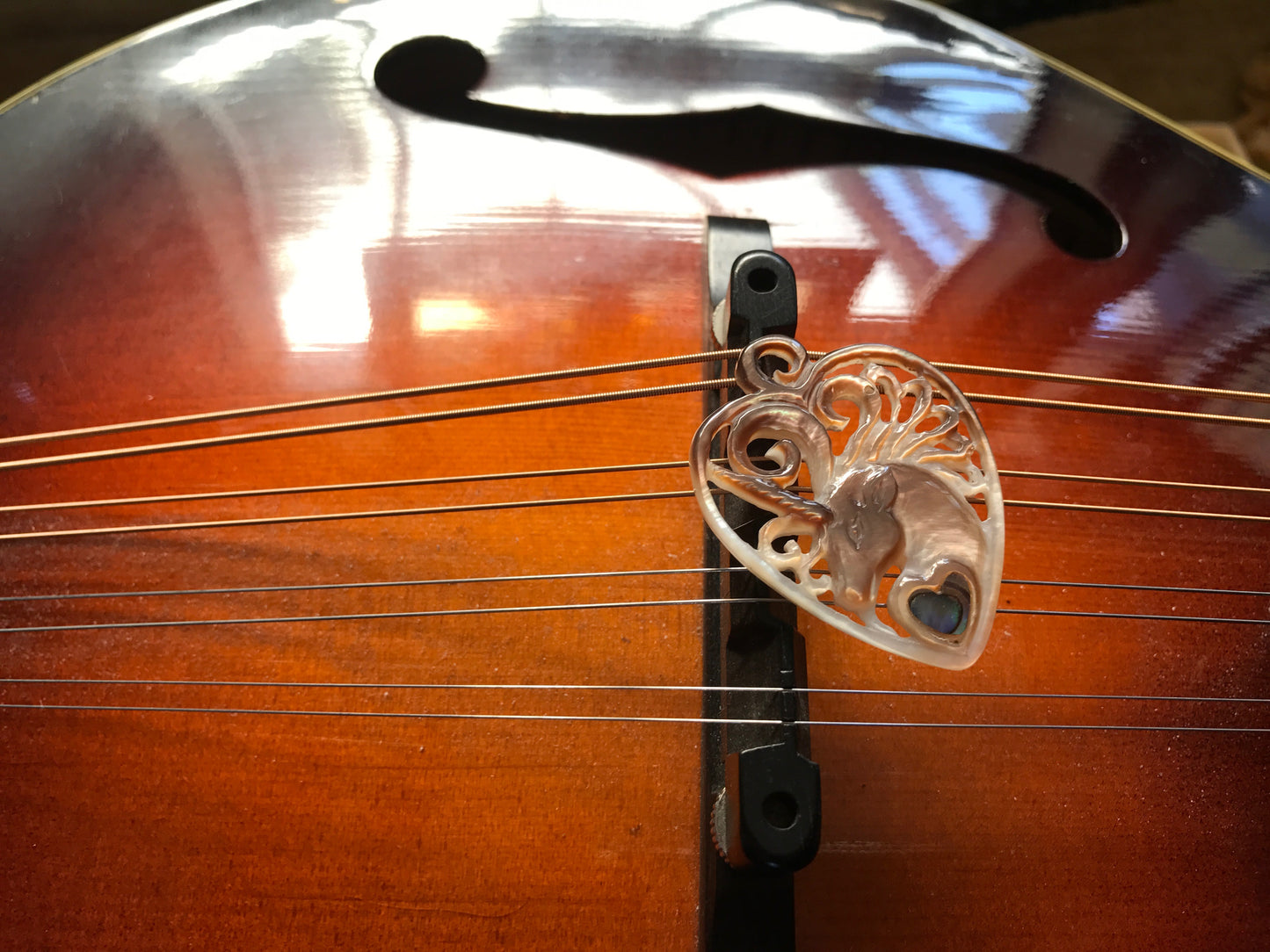 guitar pick pendant