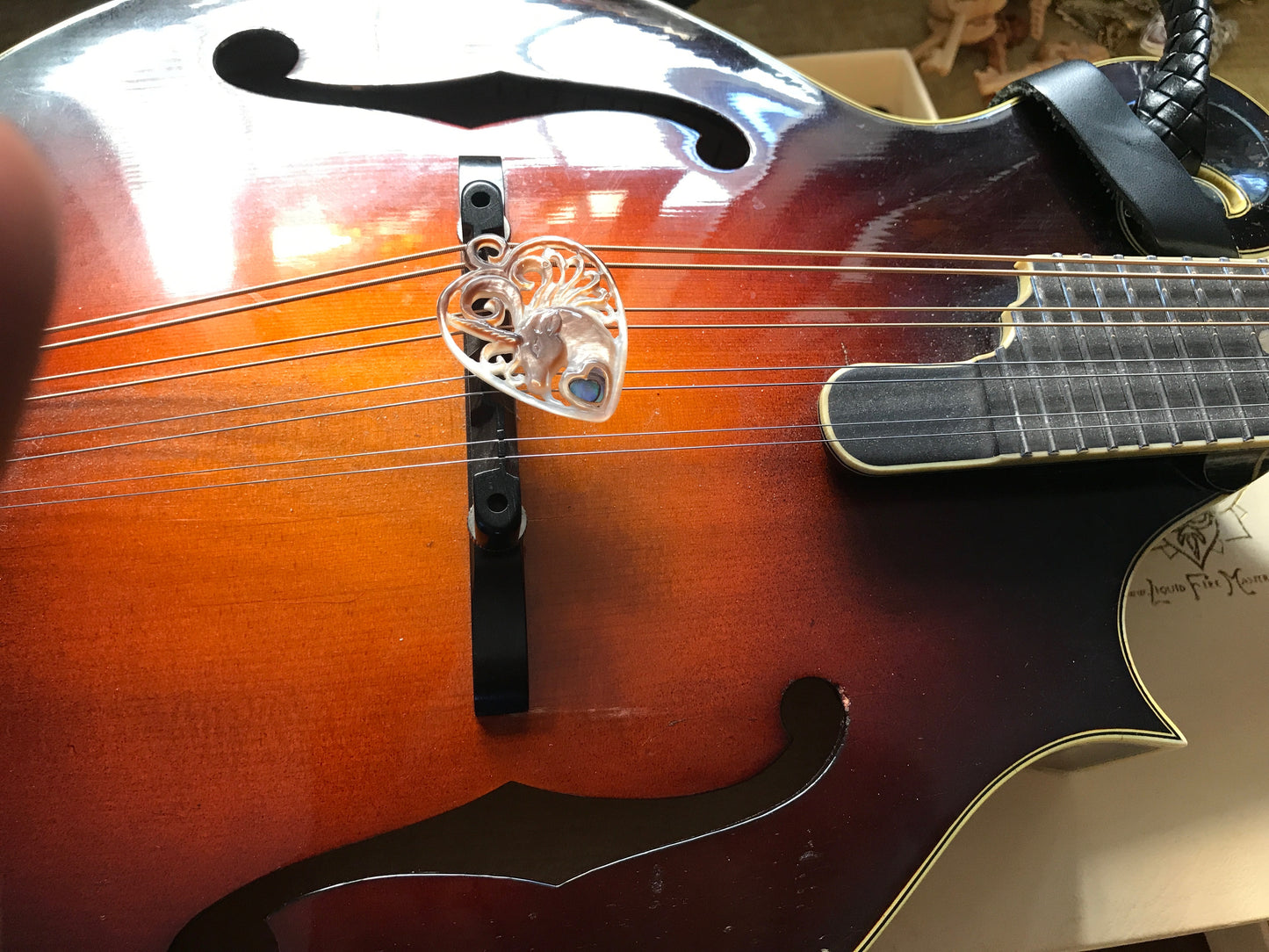 guitar pick pendant