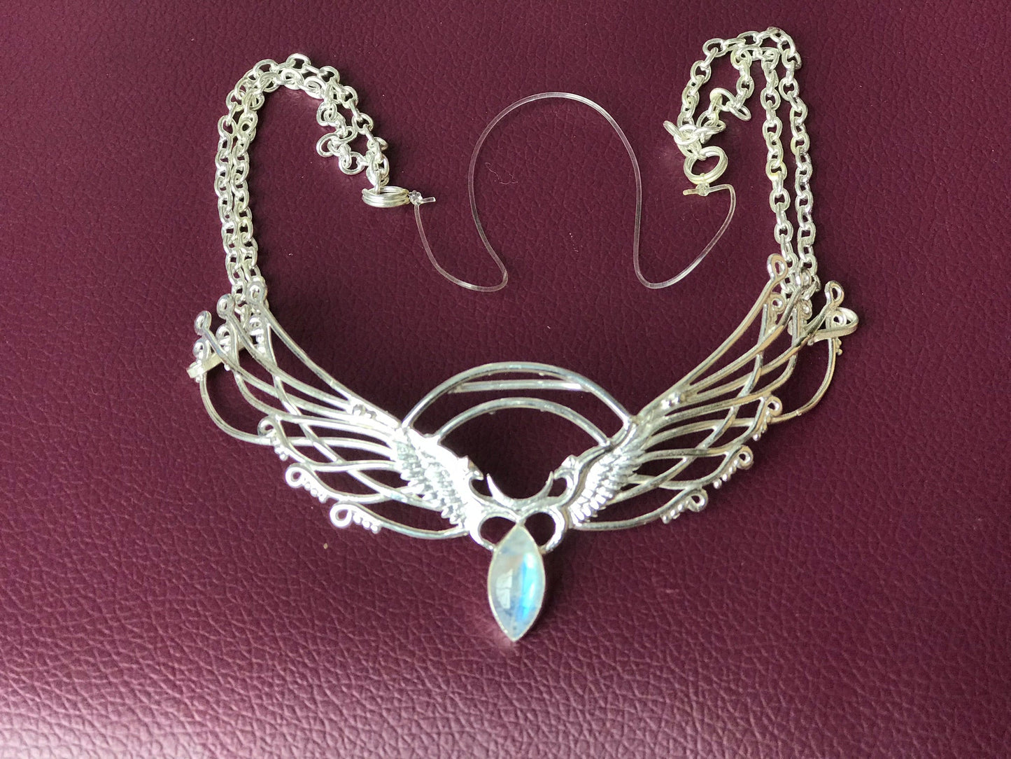 Wing Tiara - Silver Plated Liquid Fire Mantra