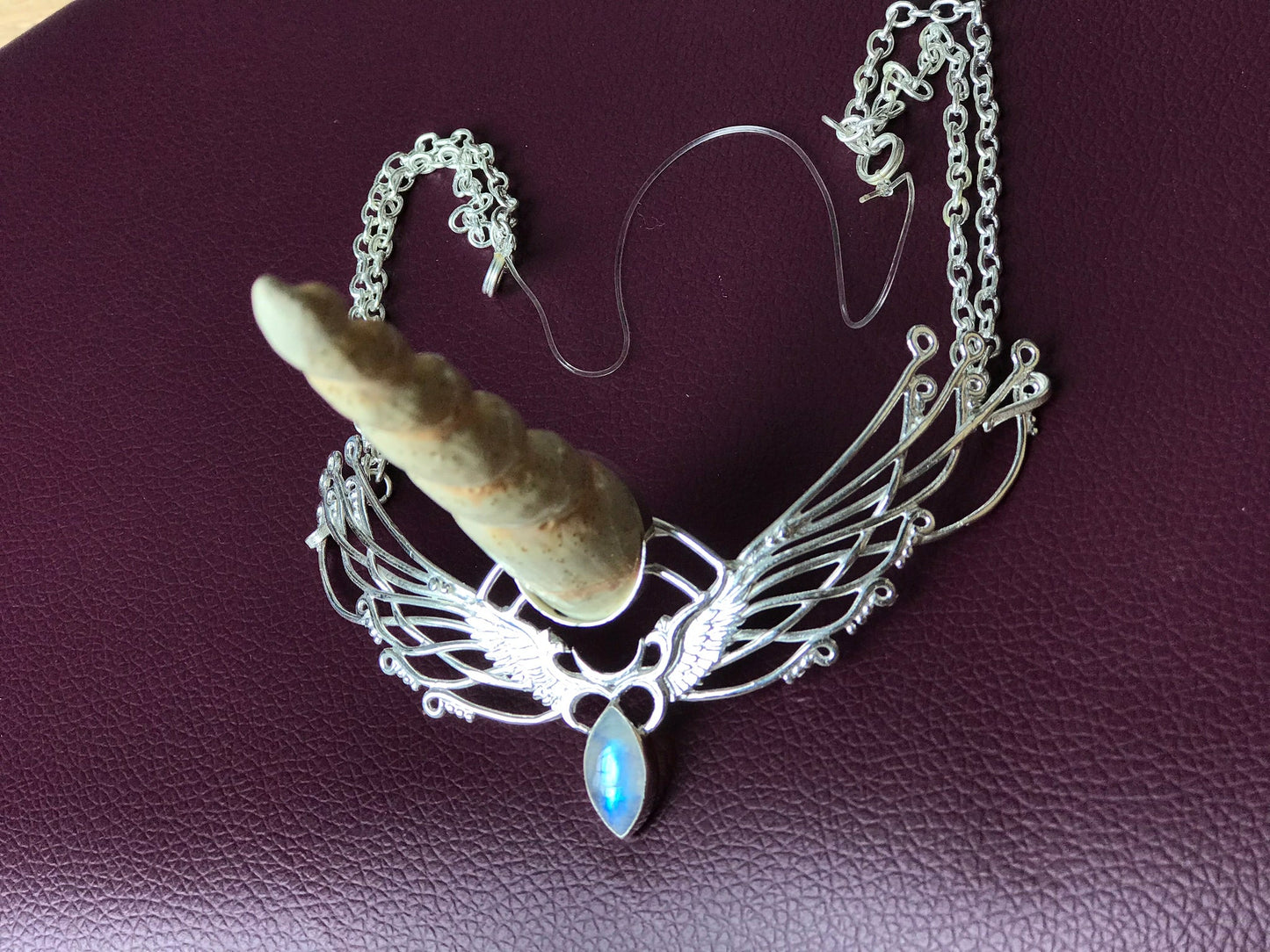 Wing Tiara - Silver Plated Liquid Fire Mantra
