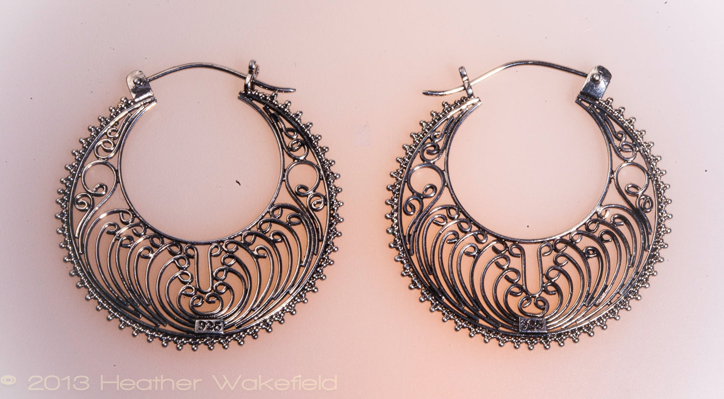 Oshun Earrings Liquid Fire Mantra