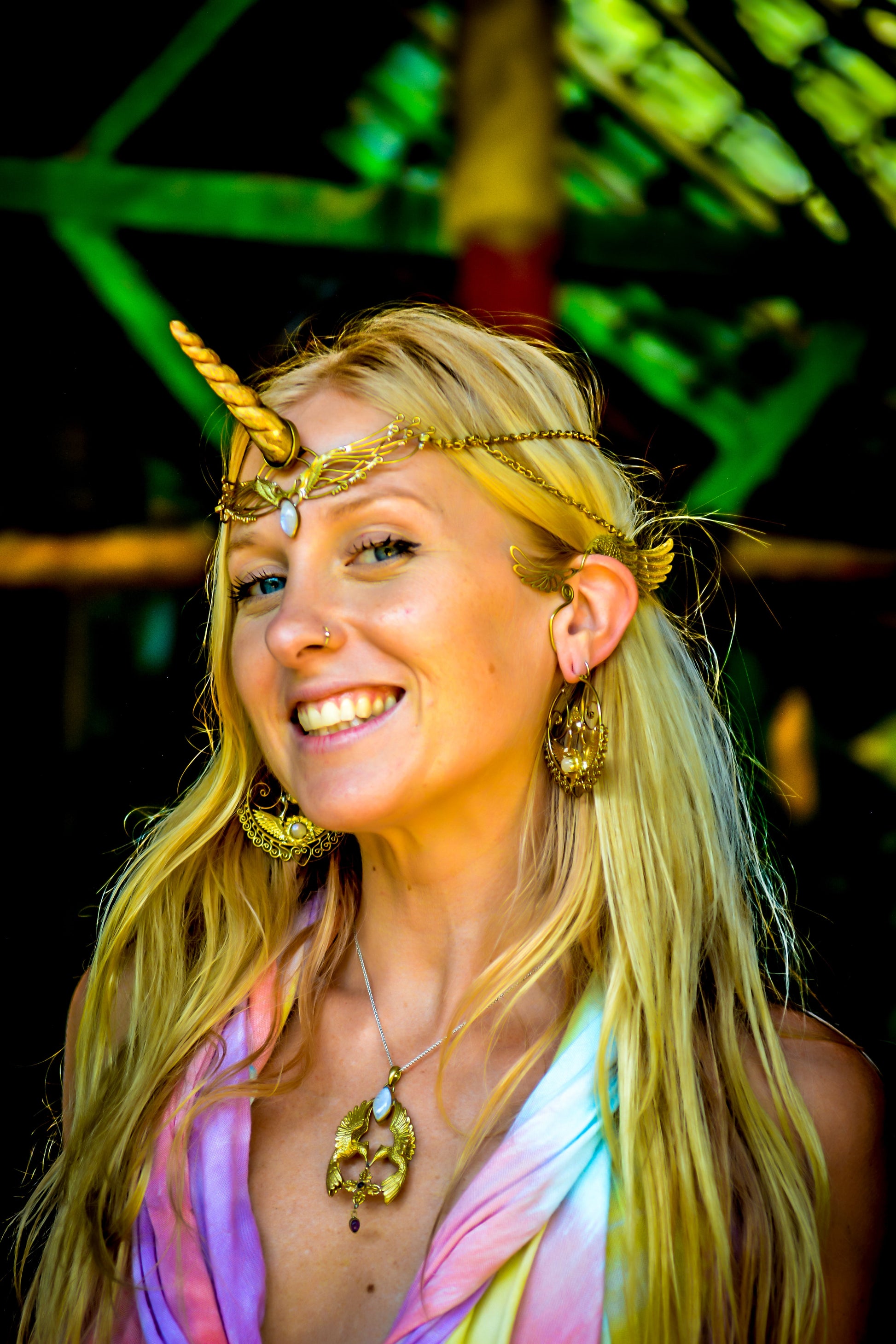 Wing Ear Cuffs - 24K Gold Plated Liquid Fire Mantra