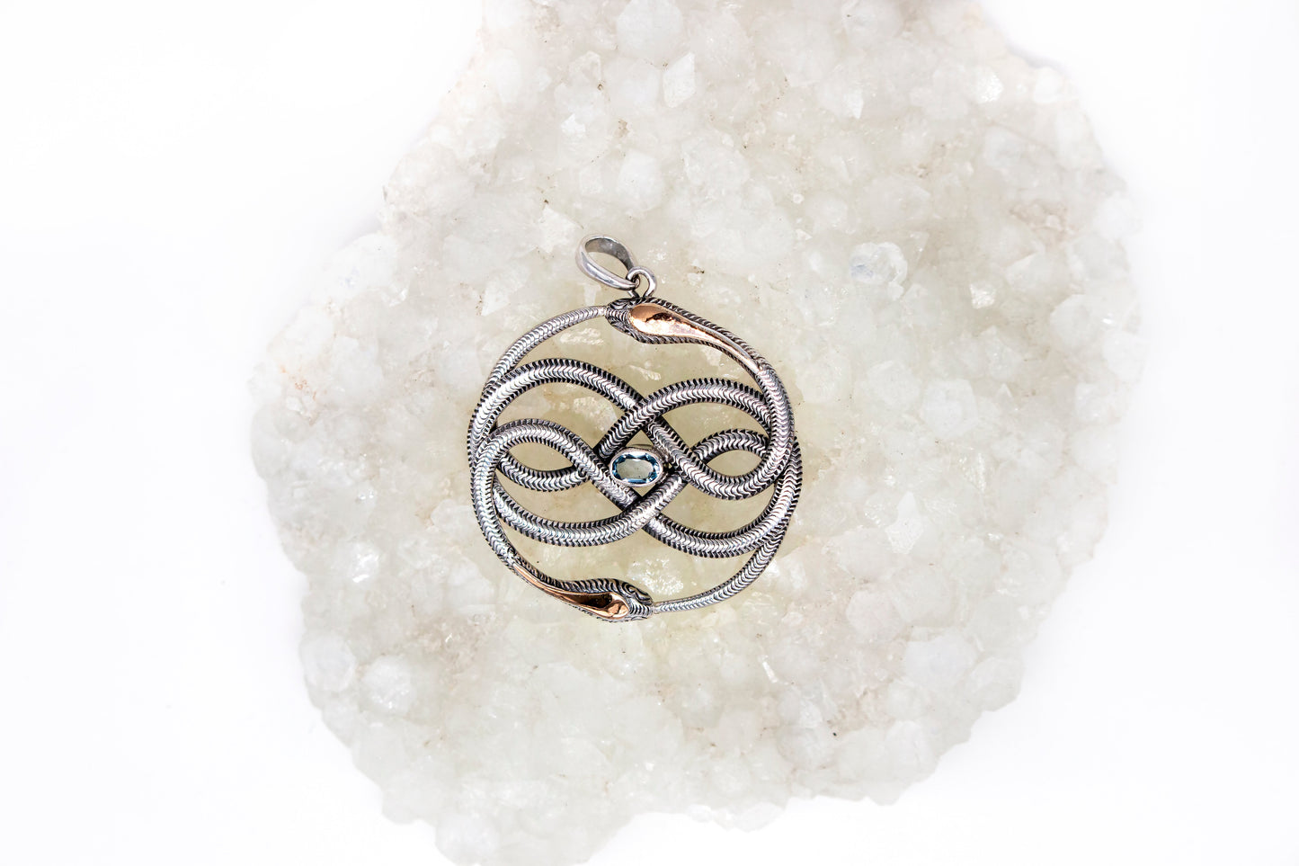 Auryn Snake Pendant Liquid Fire Mantra