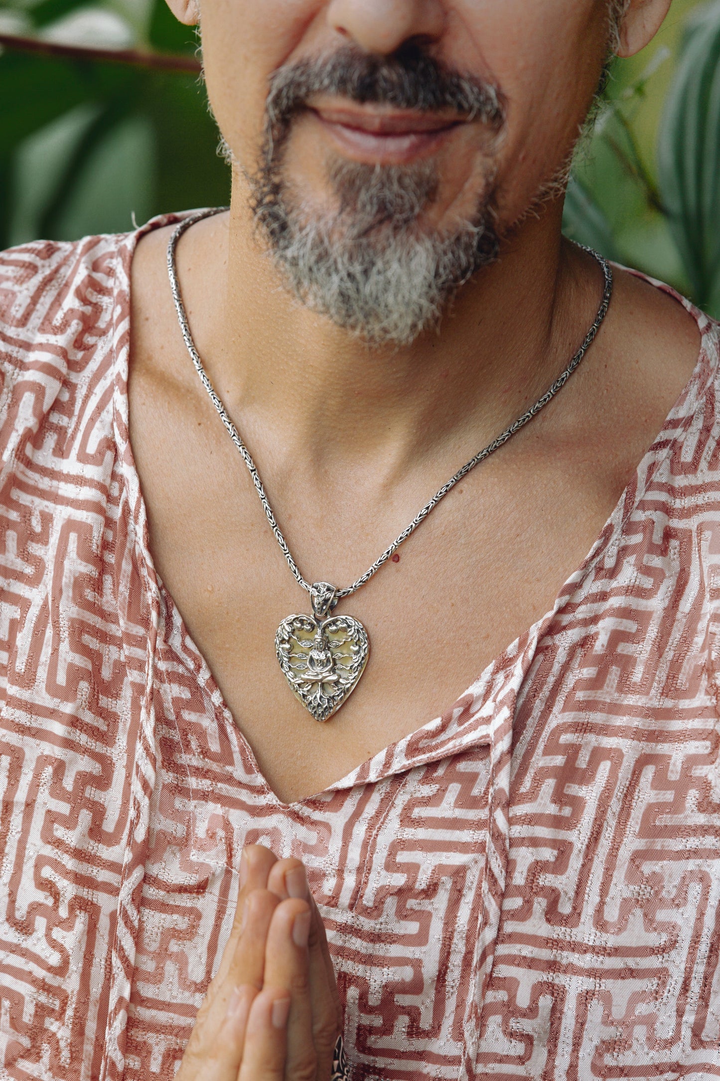 Tree of Life Knowledge Pendant Liquid Fire Mantra