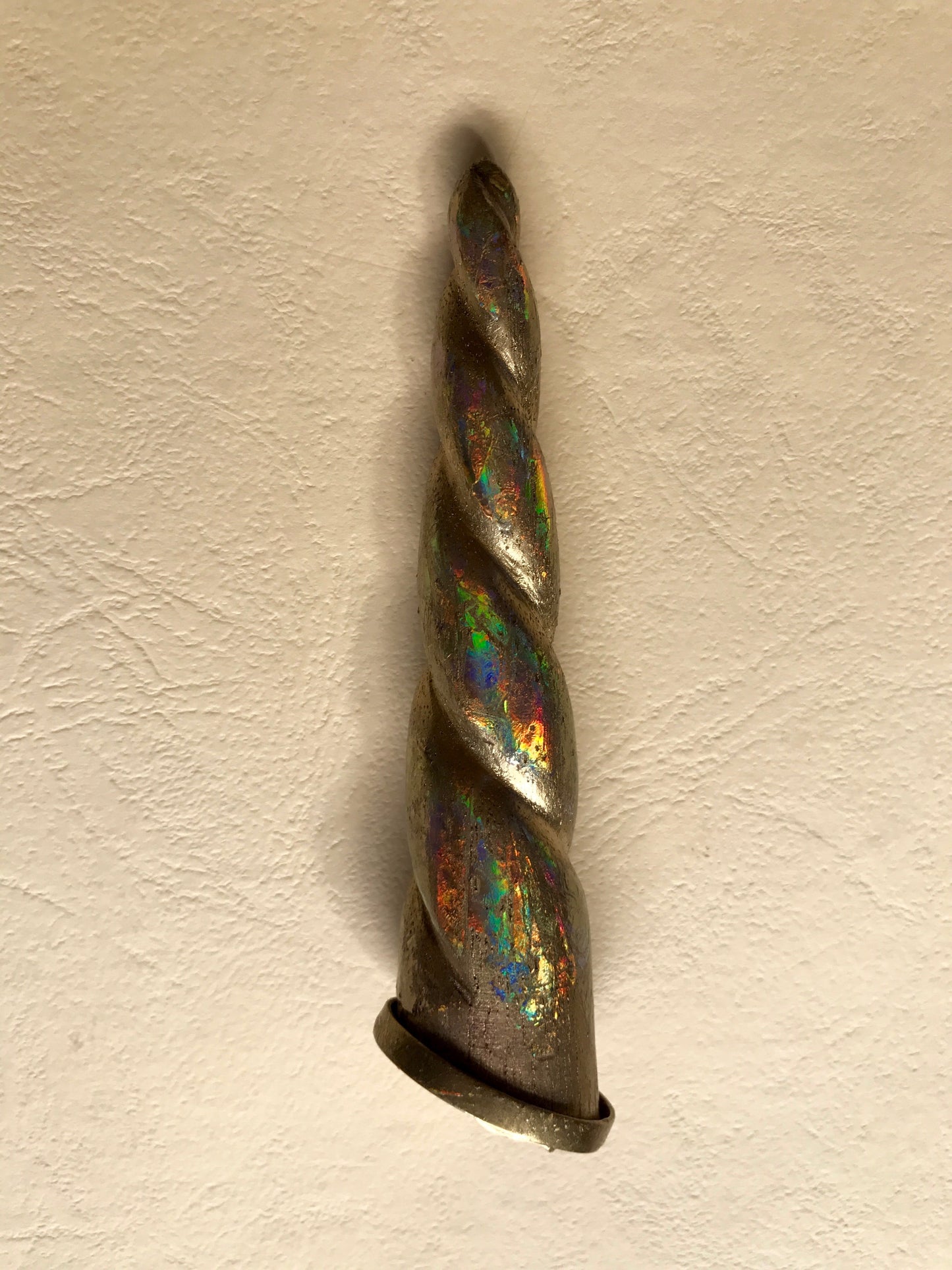 Unicorn Horn - Gold Rainbow Liquid Fire Mantra