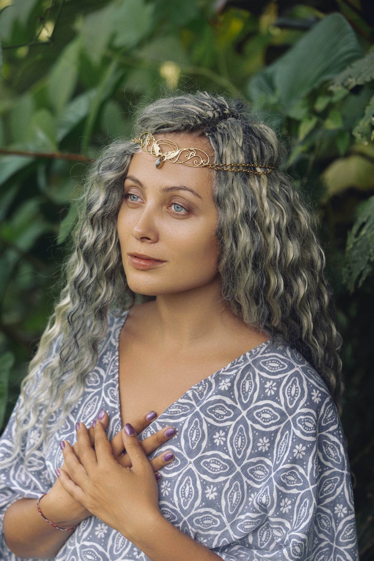 Spiral Tiara Liquid Fire Mantra