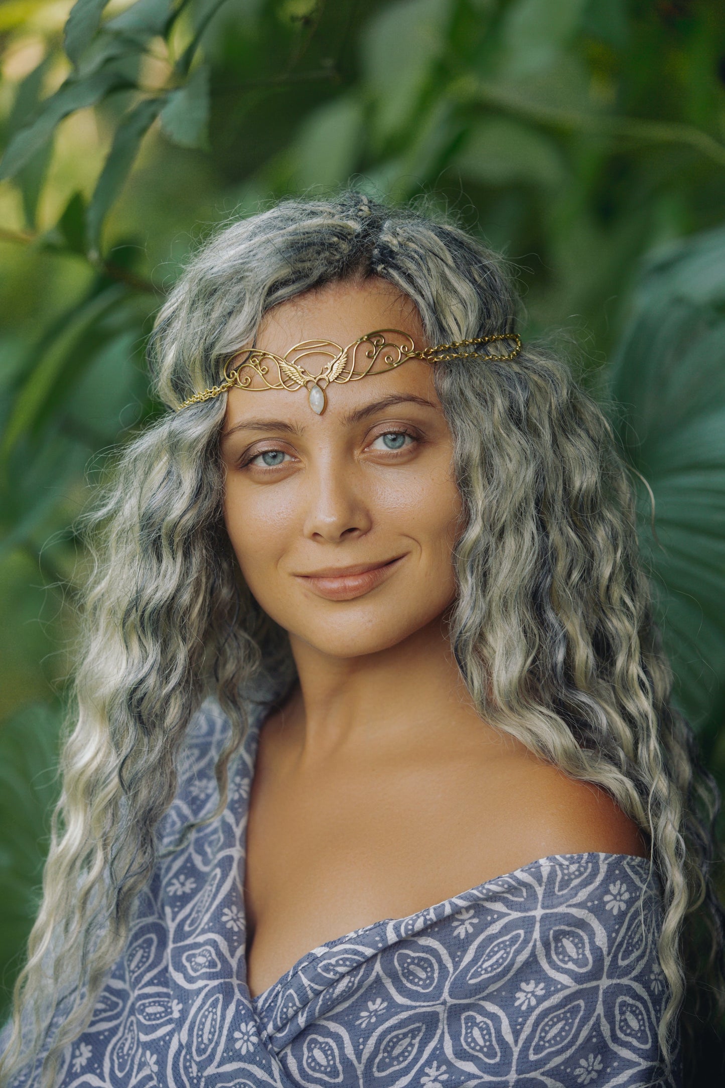 Spiral Tiara Liquid Fire Mantra