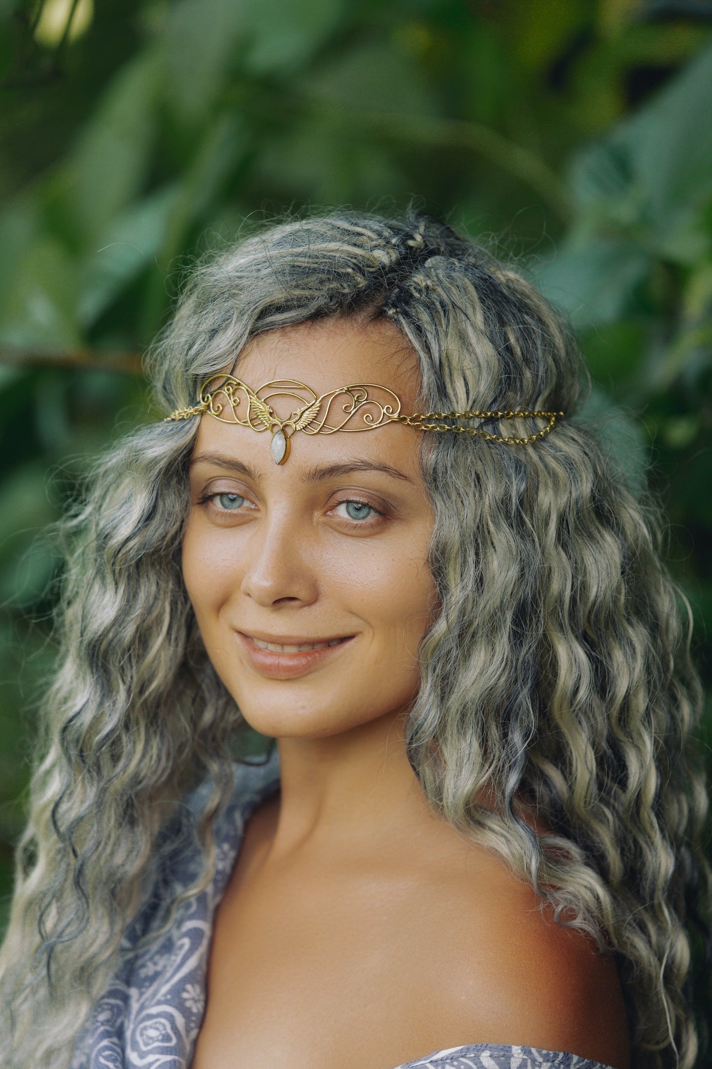 Spiral Tiara Liquid Fire Mantra
