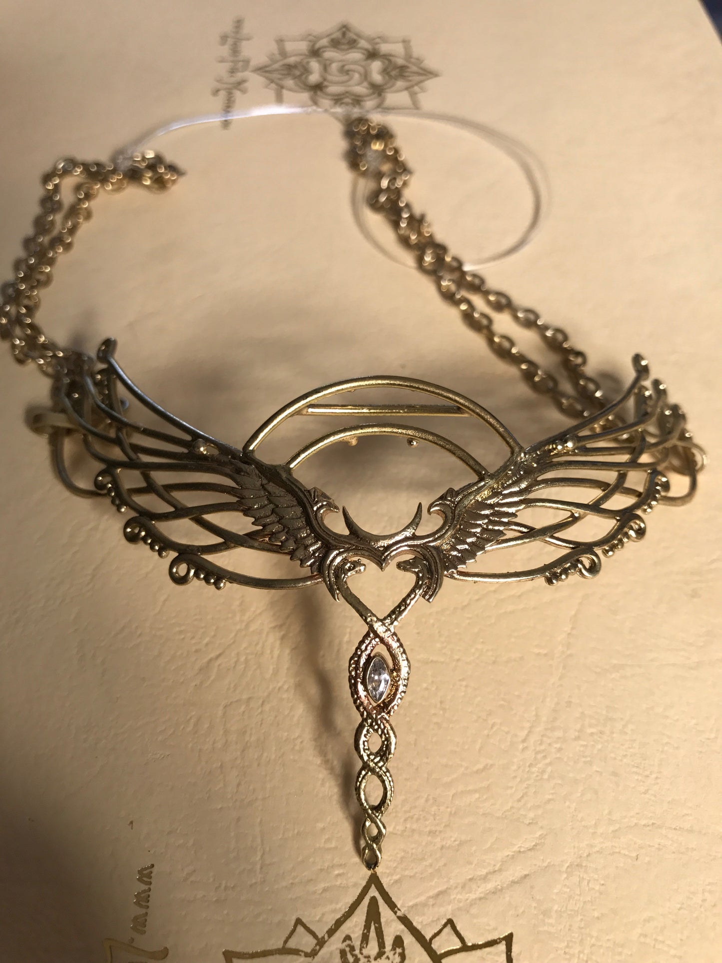 Caduceus Tiara Liquid Fire Mantra