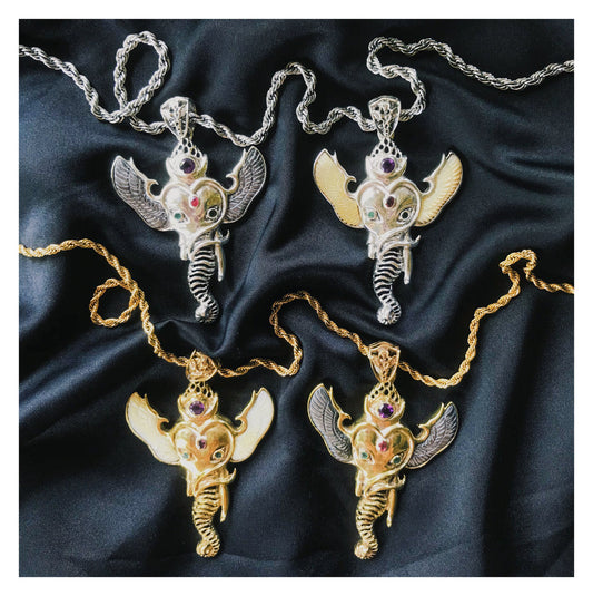 ganesha angel pendant