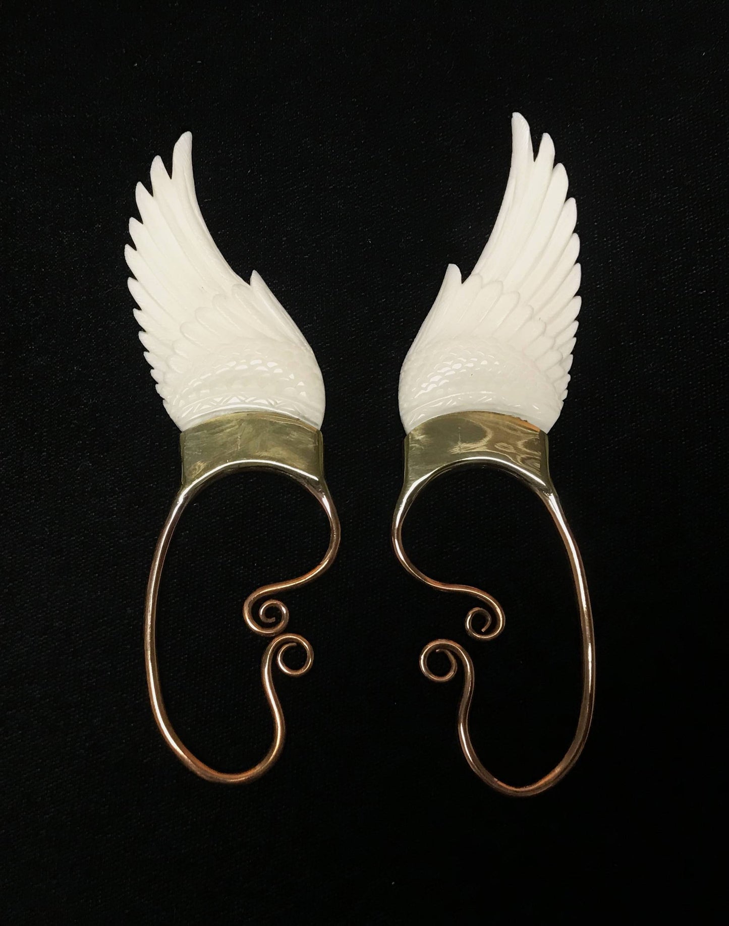 wing ear cuffs bone