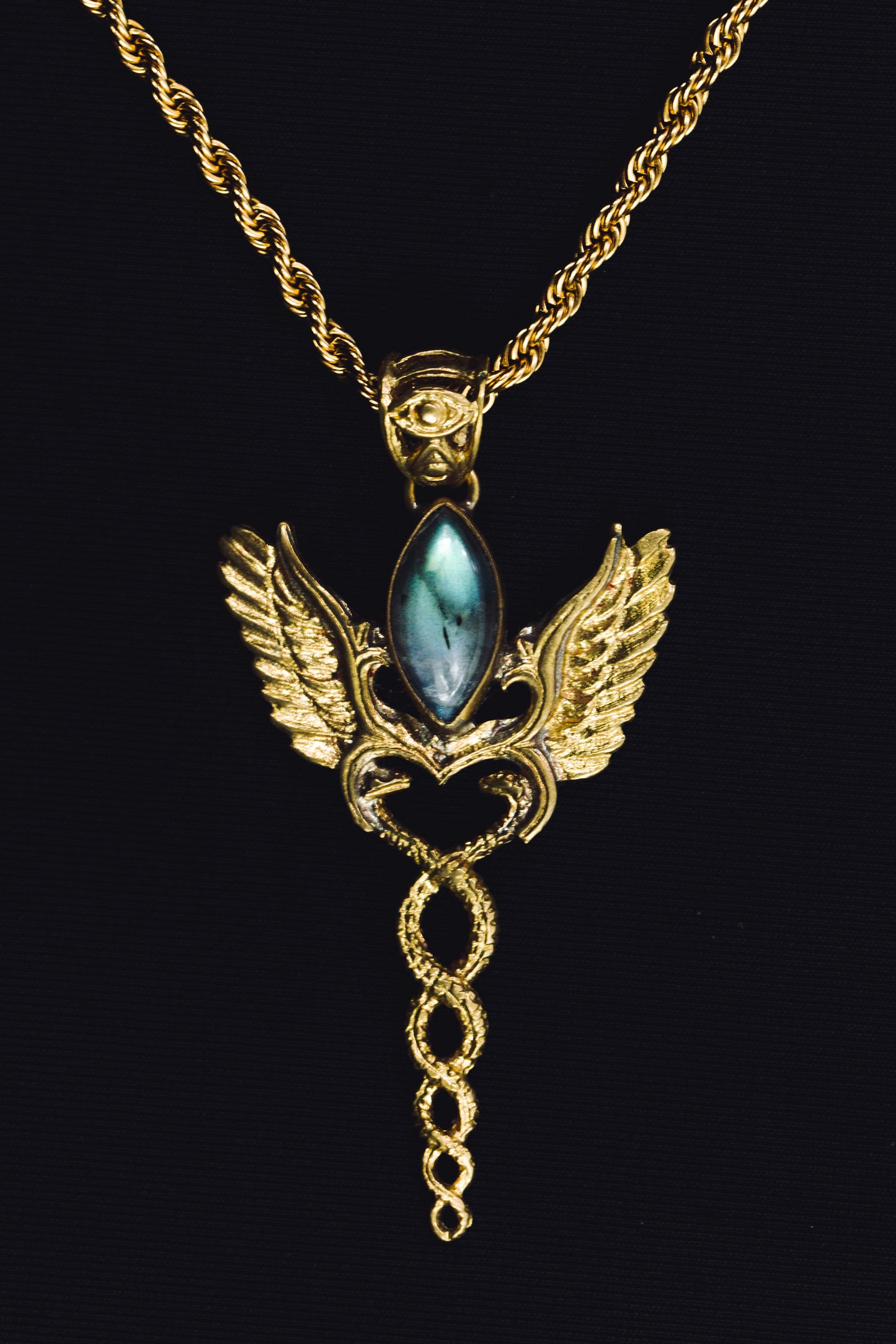 caduceus pendant