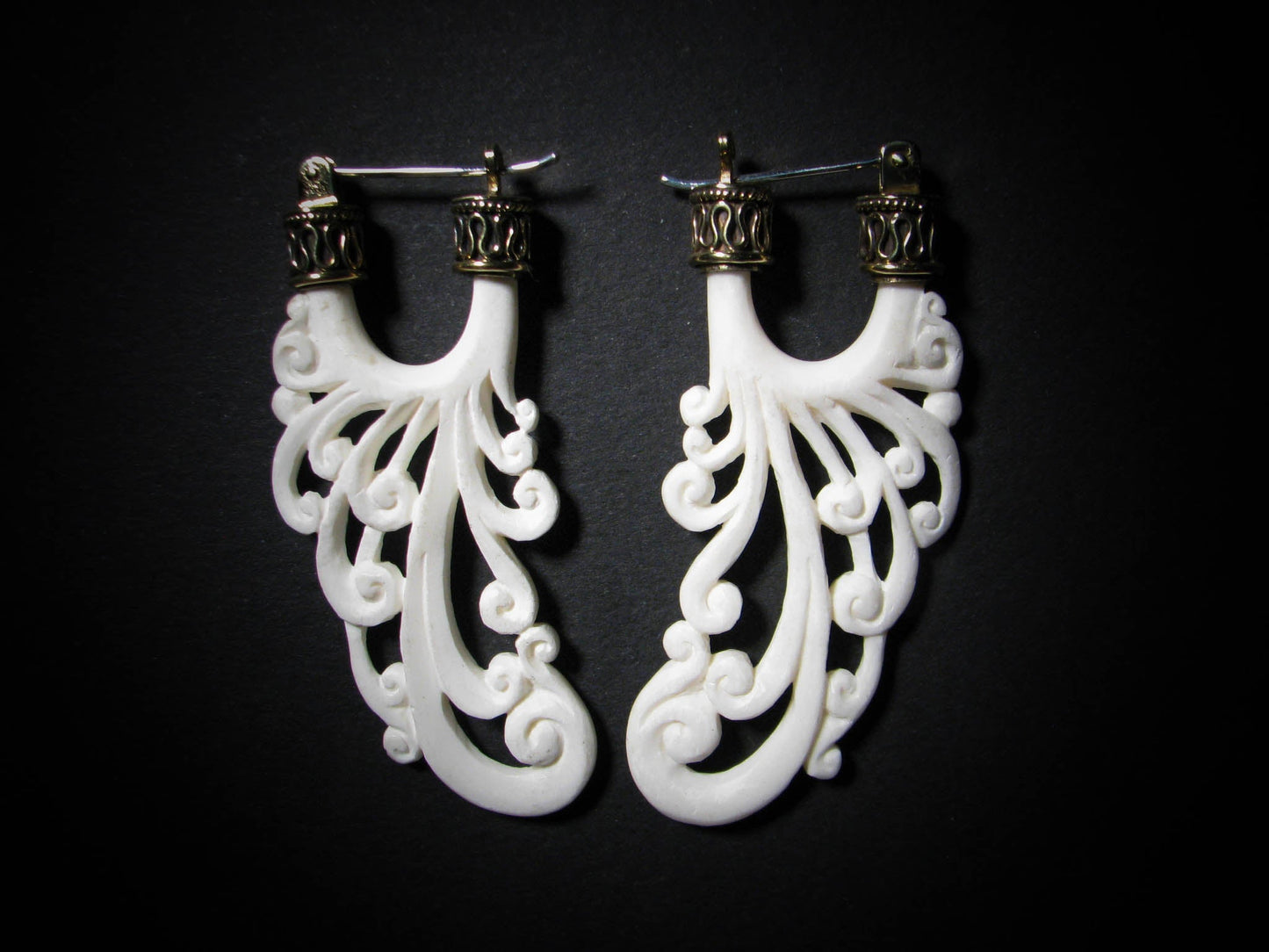 Water Earrings Liquid Fire Mantra