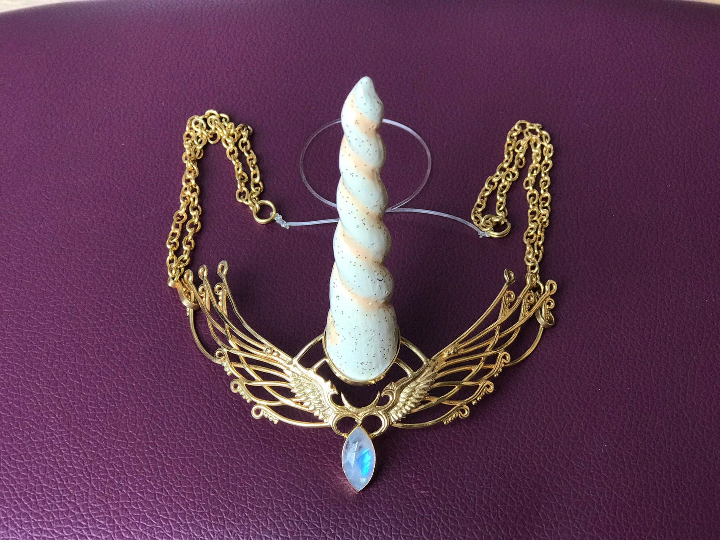 Wing Tiara - 24K Gold Plated Liquid Fire Mantra