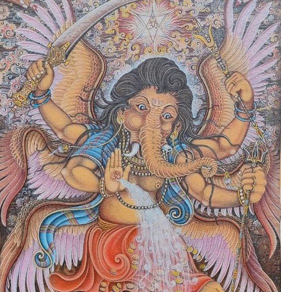 Ganesha Abundance Painting