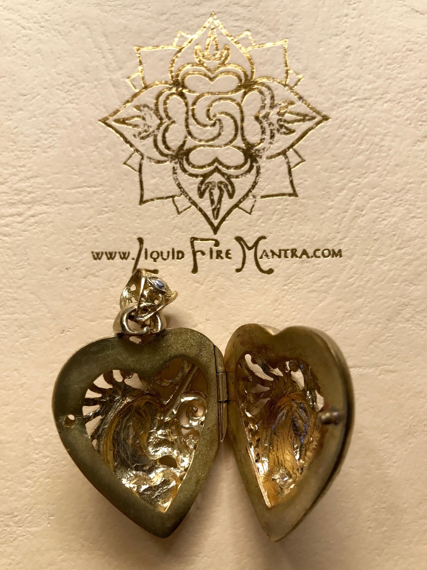 unicorn locket necklace