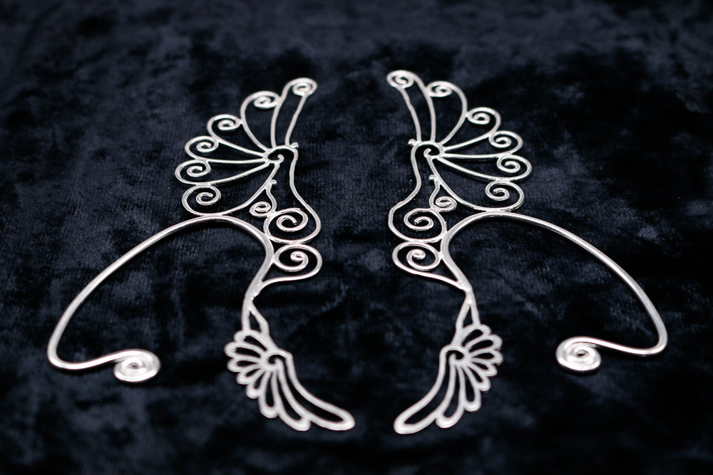 spiral wing ear cuffs