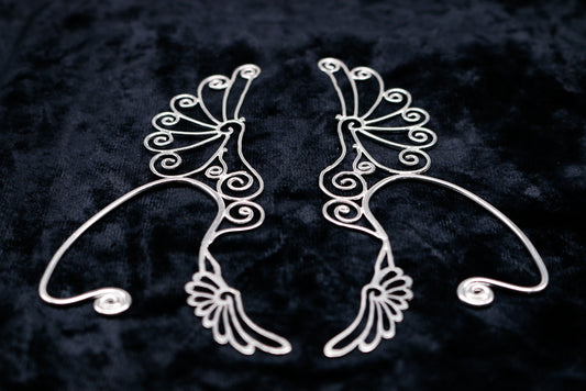 spiral wing ear cuffs