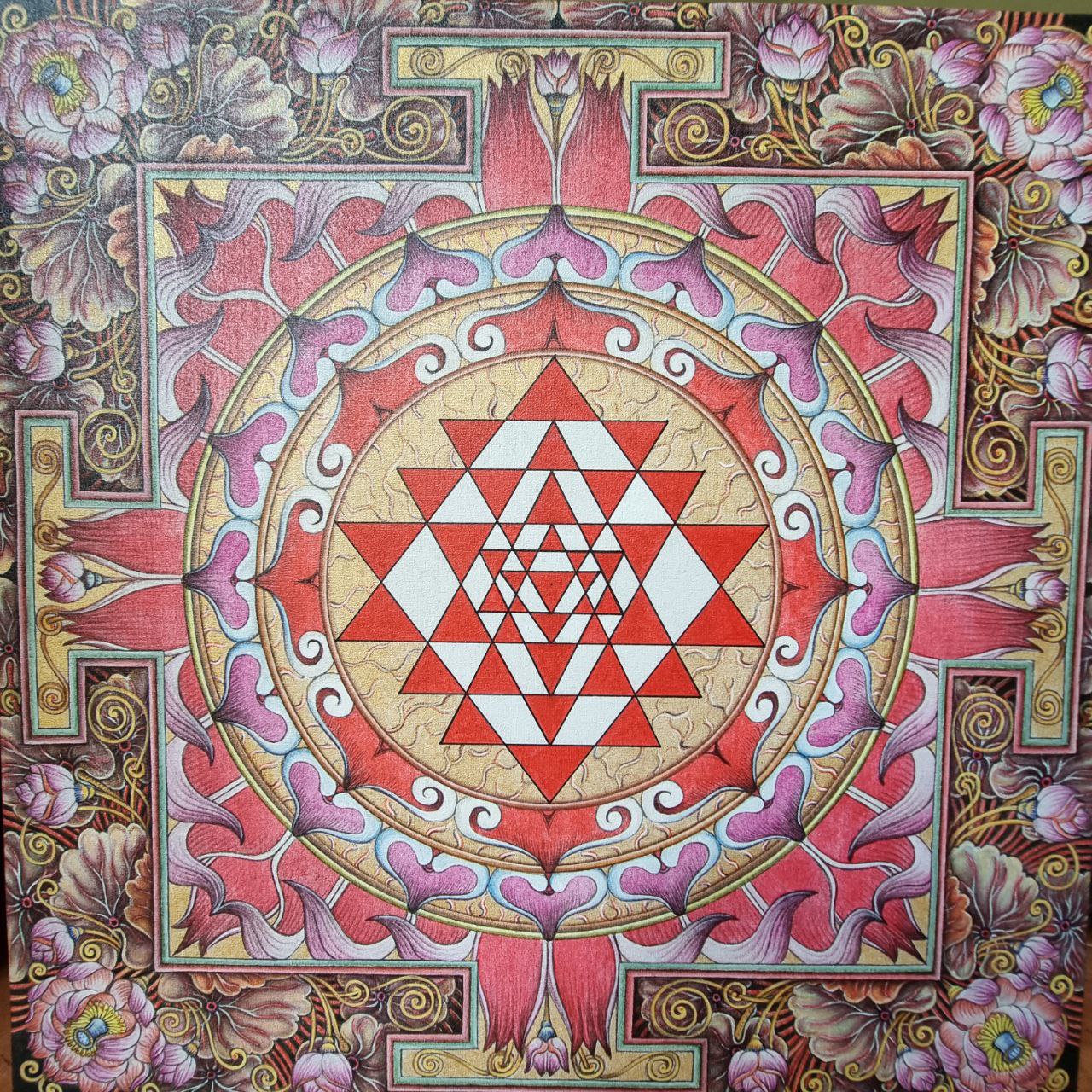 shri yantra painting