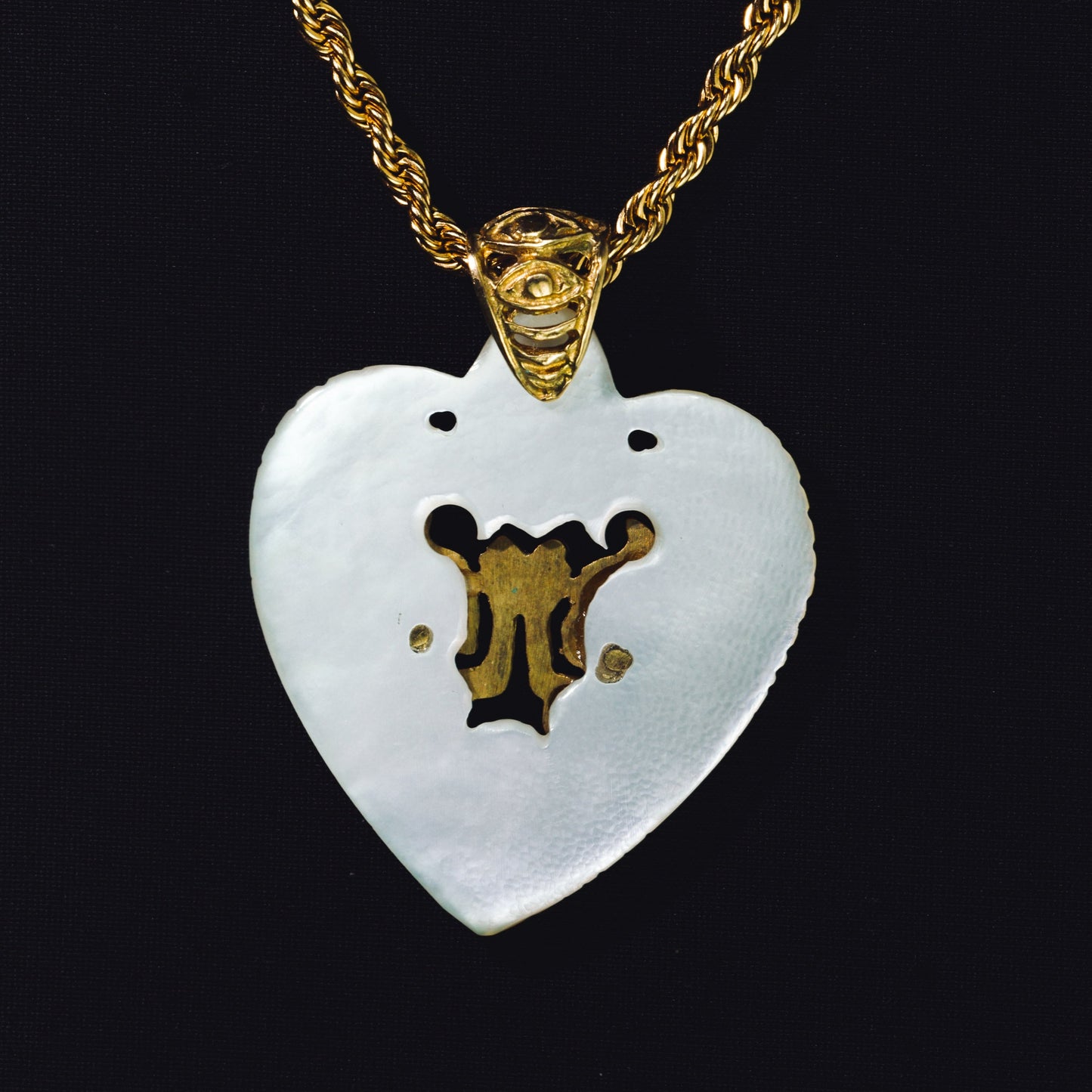 Divine Union Pendant - Light Mother of Pearl