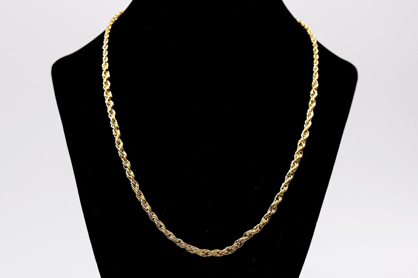 Adjustable Hand-Braided Chain with Cobra Clasp - Brass Liquid Fire Mantra