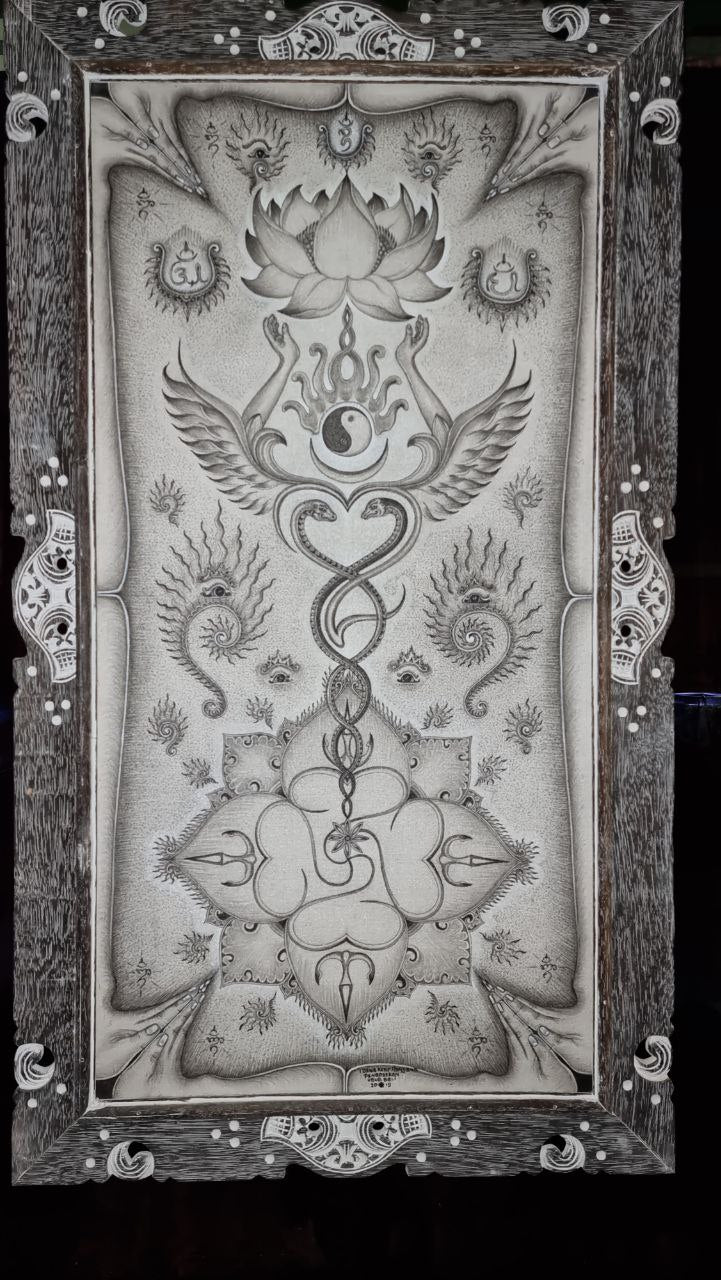 Creation Caduceus Painting