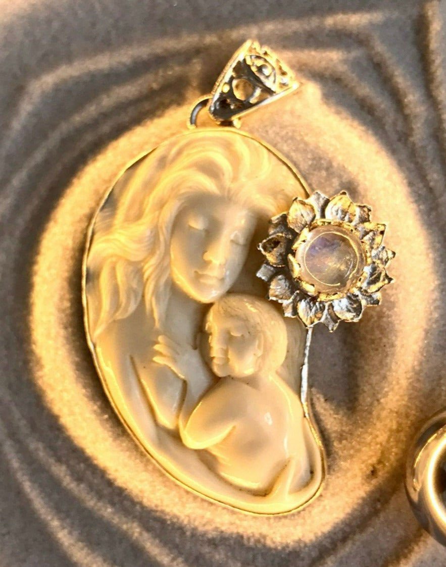 Divine Mother Pendant Silver