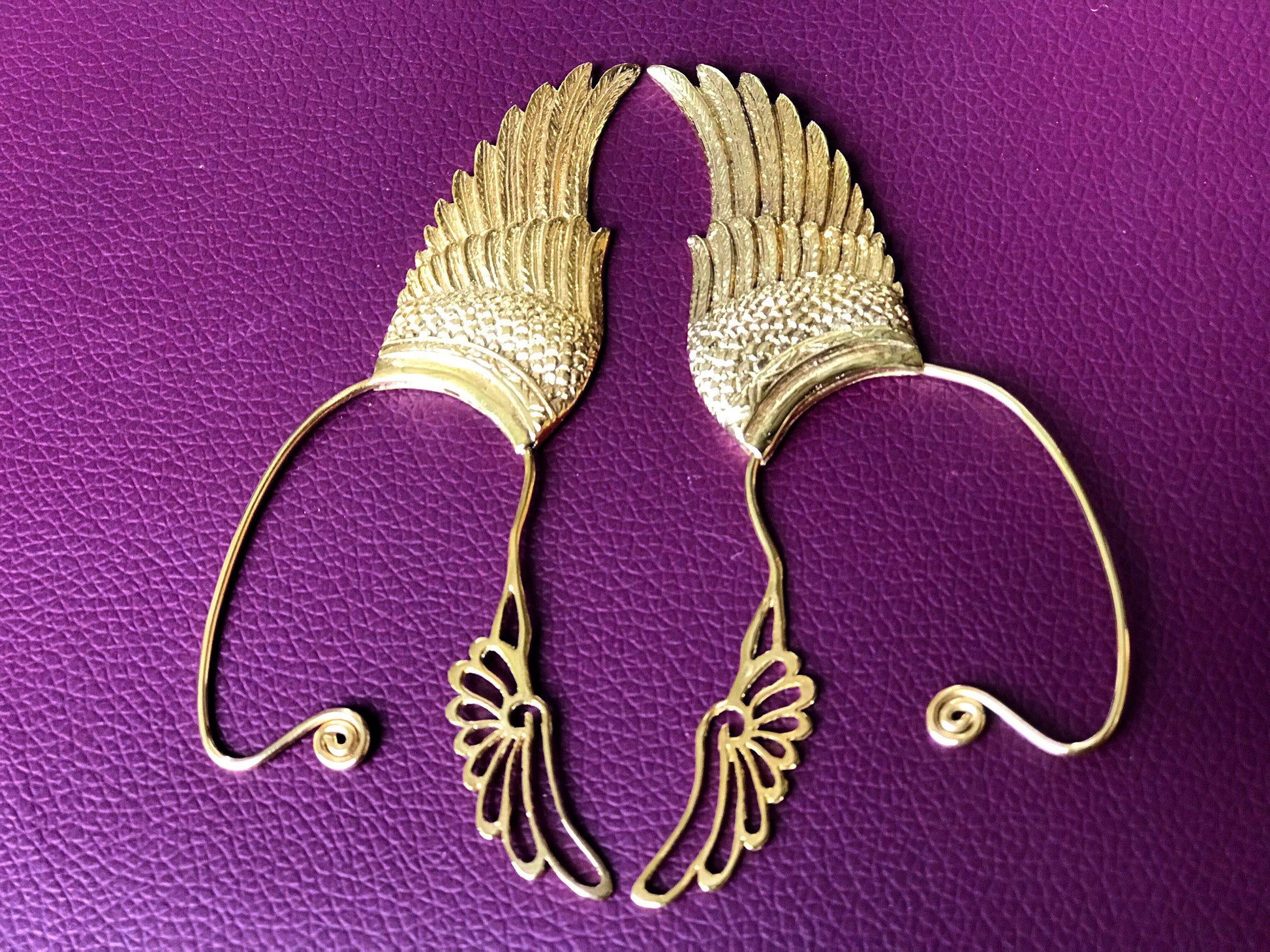 ear cuffs 24k gold plated
