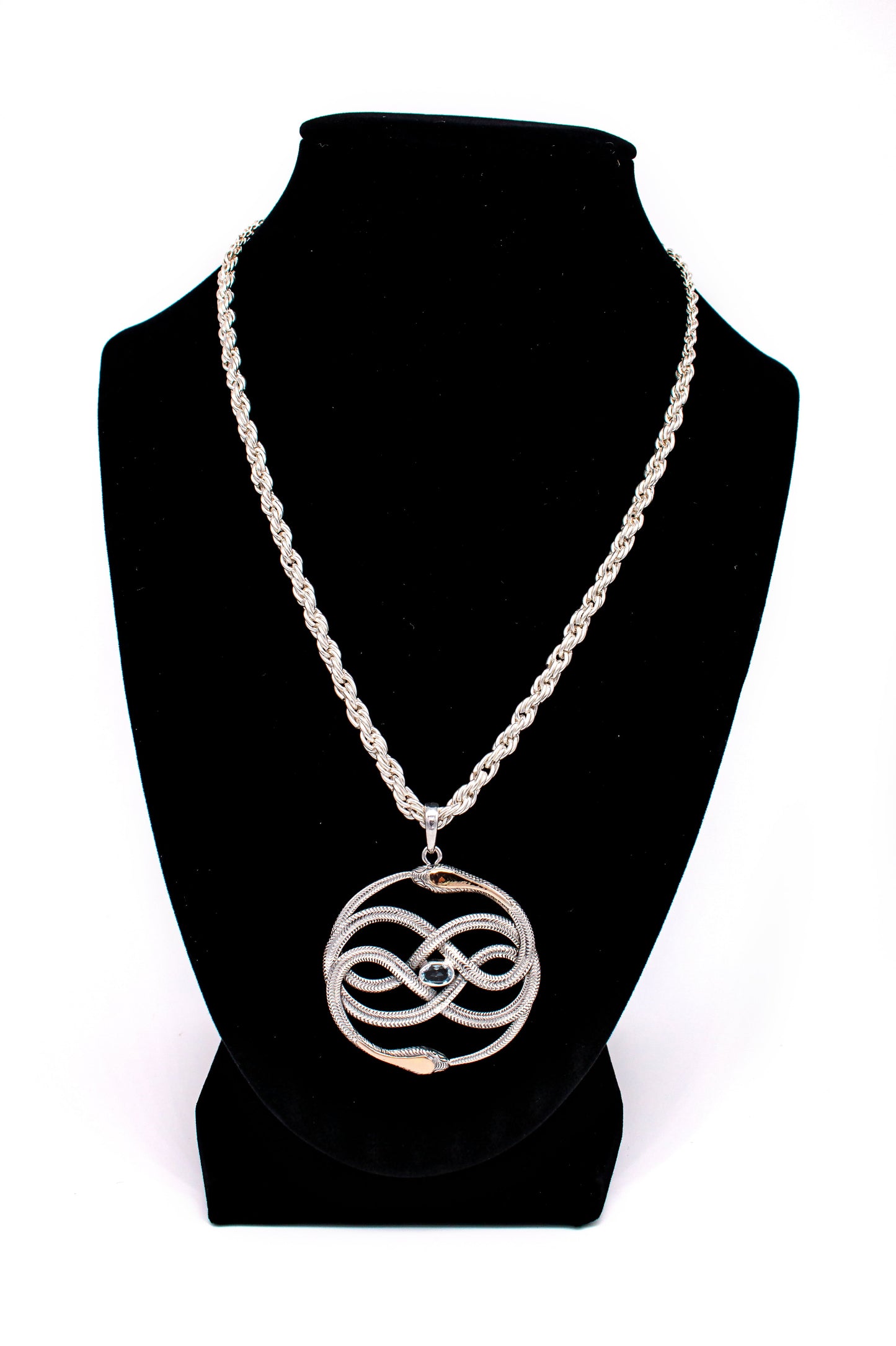 Auryn Snake Pendant Liquid Fire Mantra