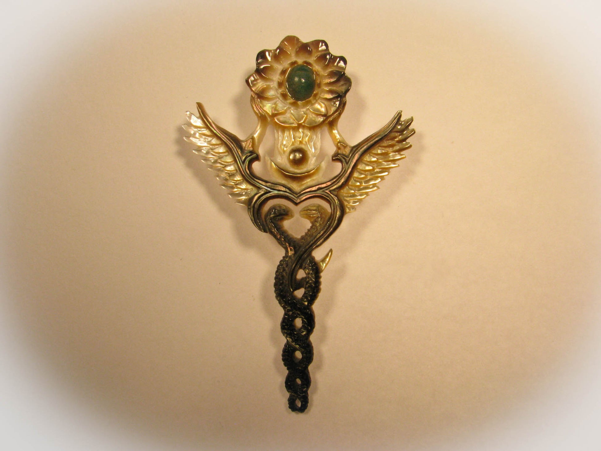 creation emerald white